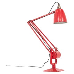 Lámpara de escritorio industrial vintage «Roller» de Hadrill & Hortsmann con sistema de contrapeso, hacia 1940