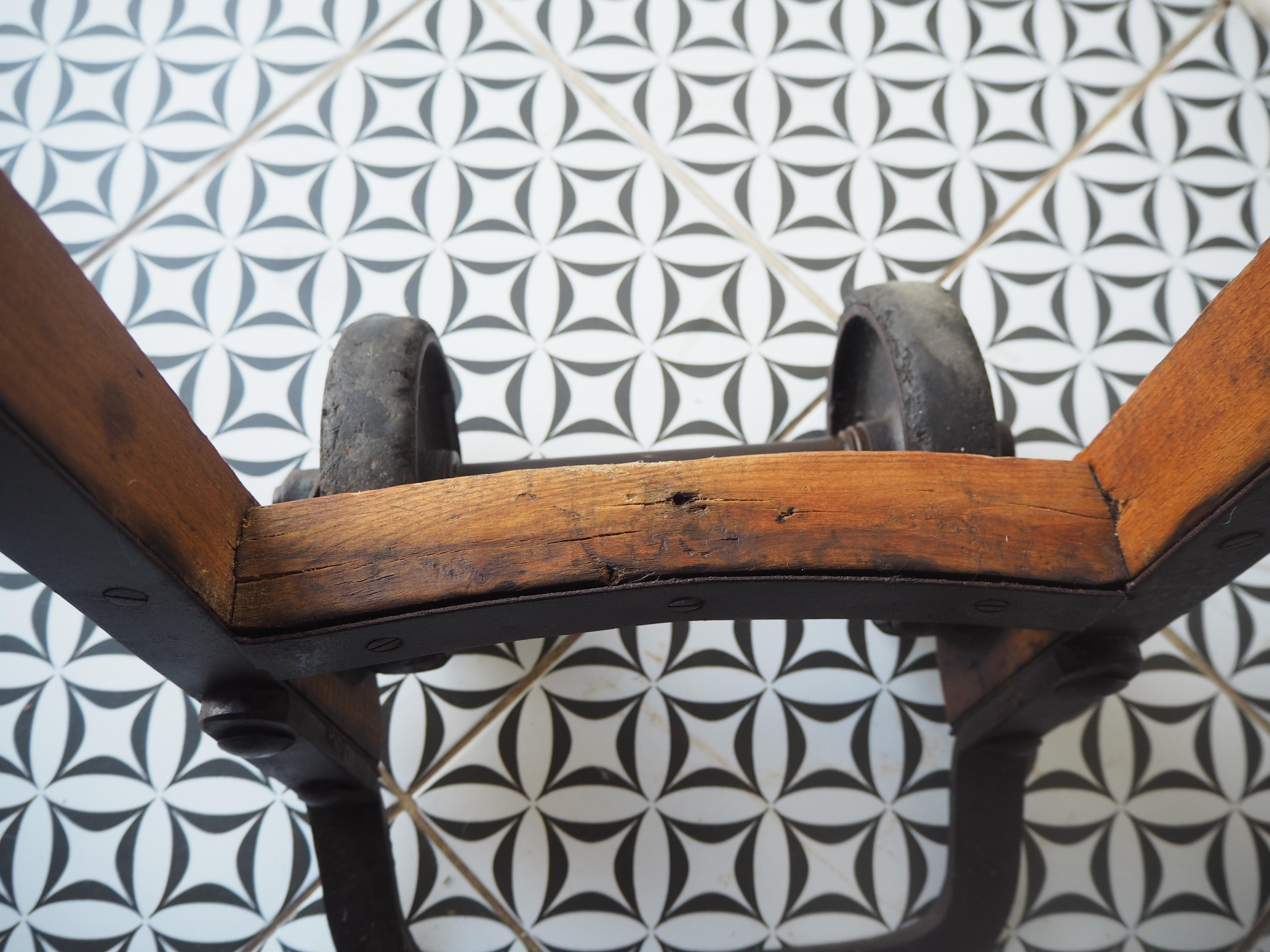 Chariot à main industriel vintage, années 1950 en vente 3