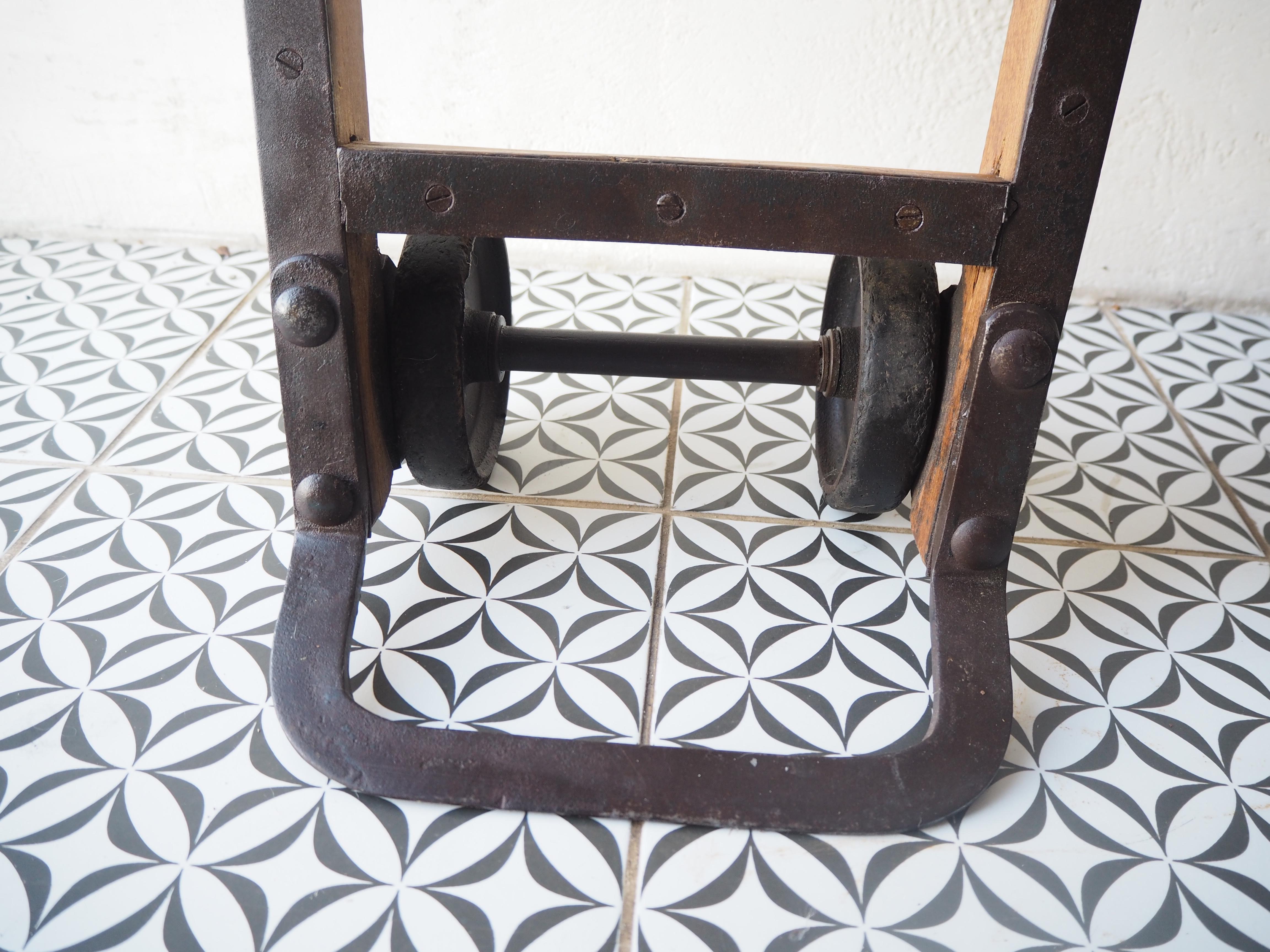 Tchèque Chariot à main industriel vintage, années 1950 en vente