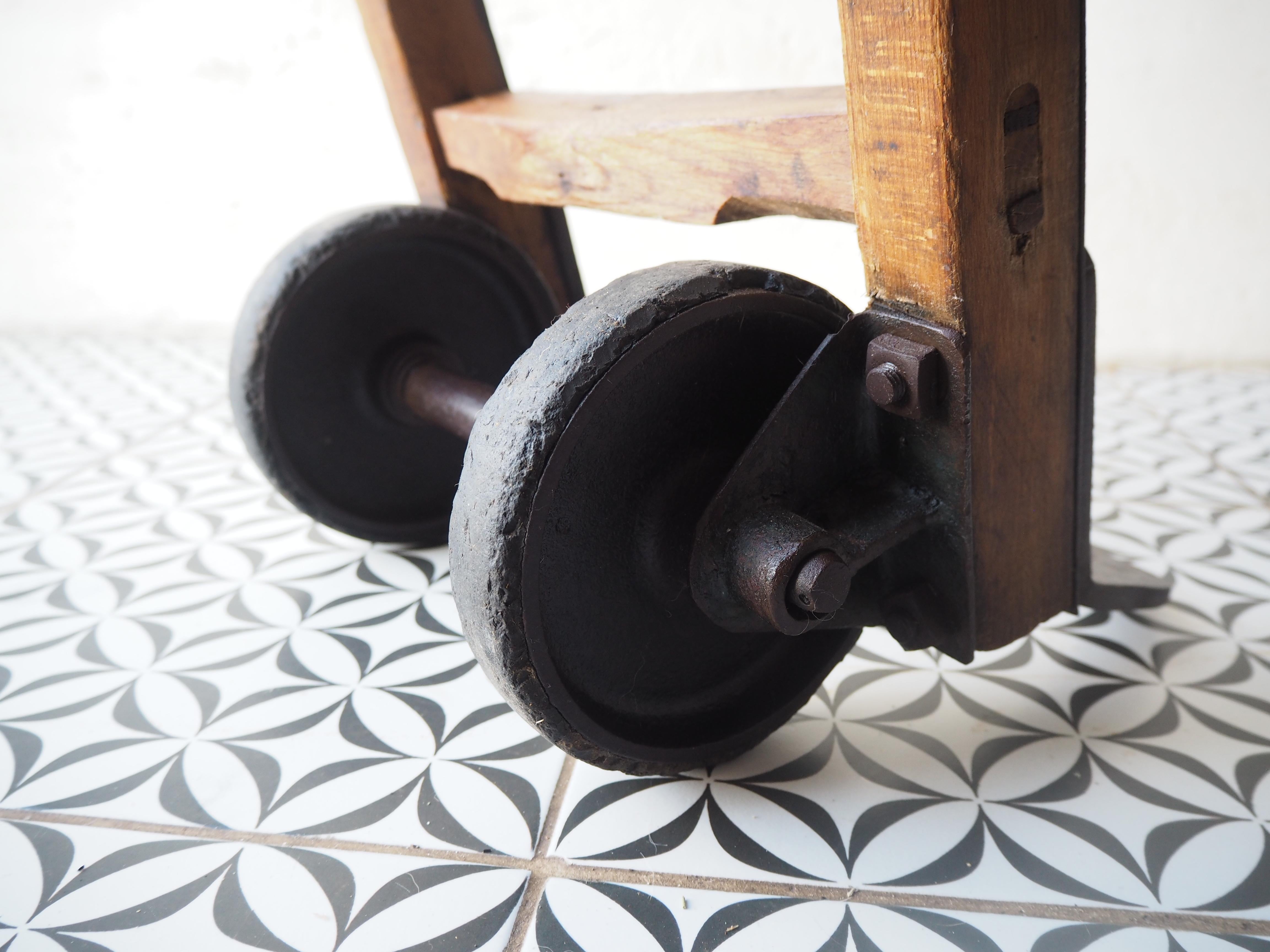 Chariot à main industriel vintage, années 1950 en vente 1