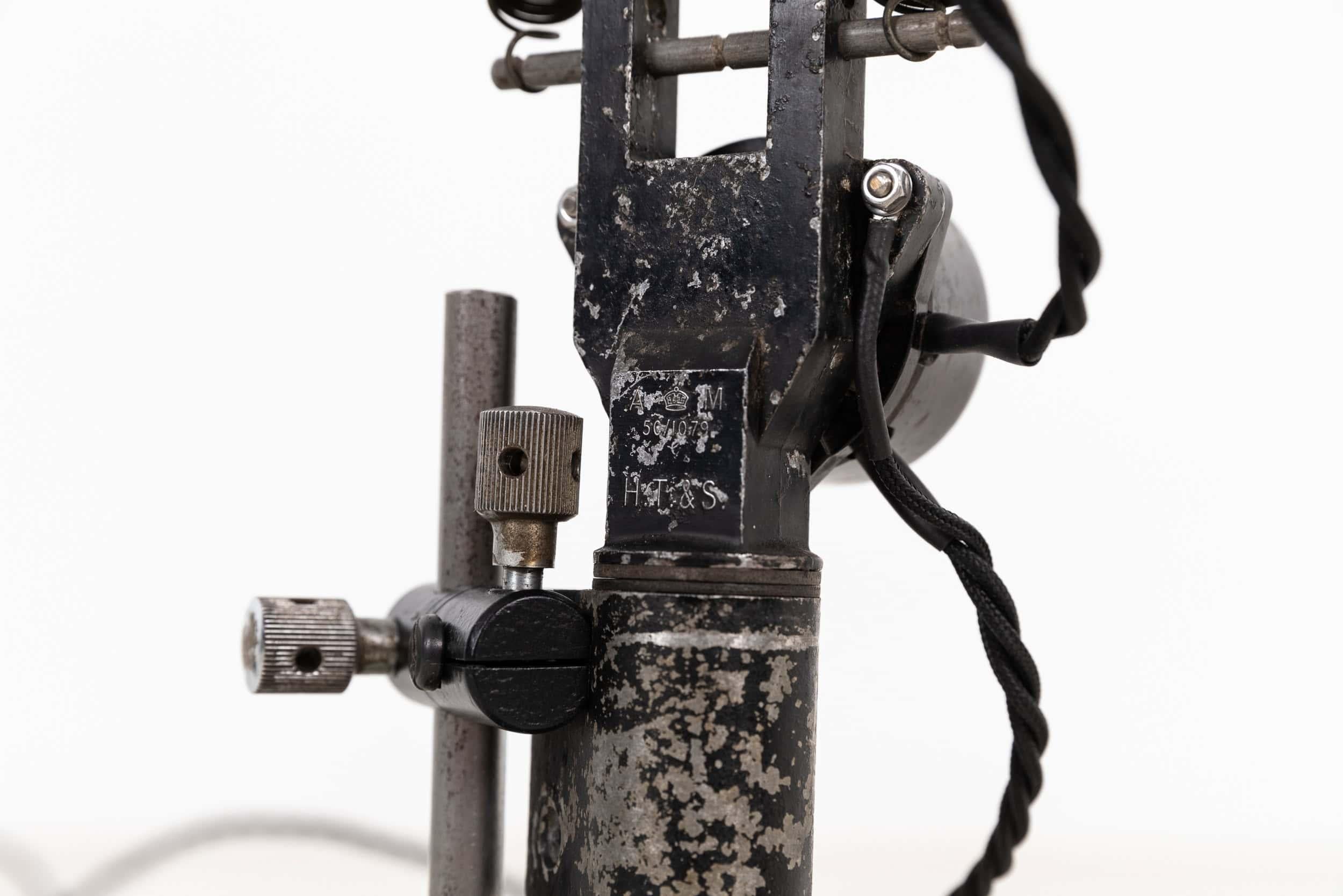 Mid-20th Century Vintage Industrial Hebert Terry 5C/1079 WW2 Anglepoise Desk Table Lamp. c.1940 For Sale