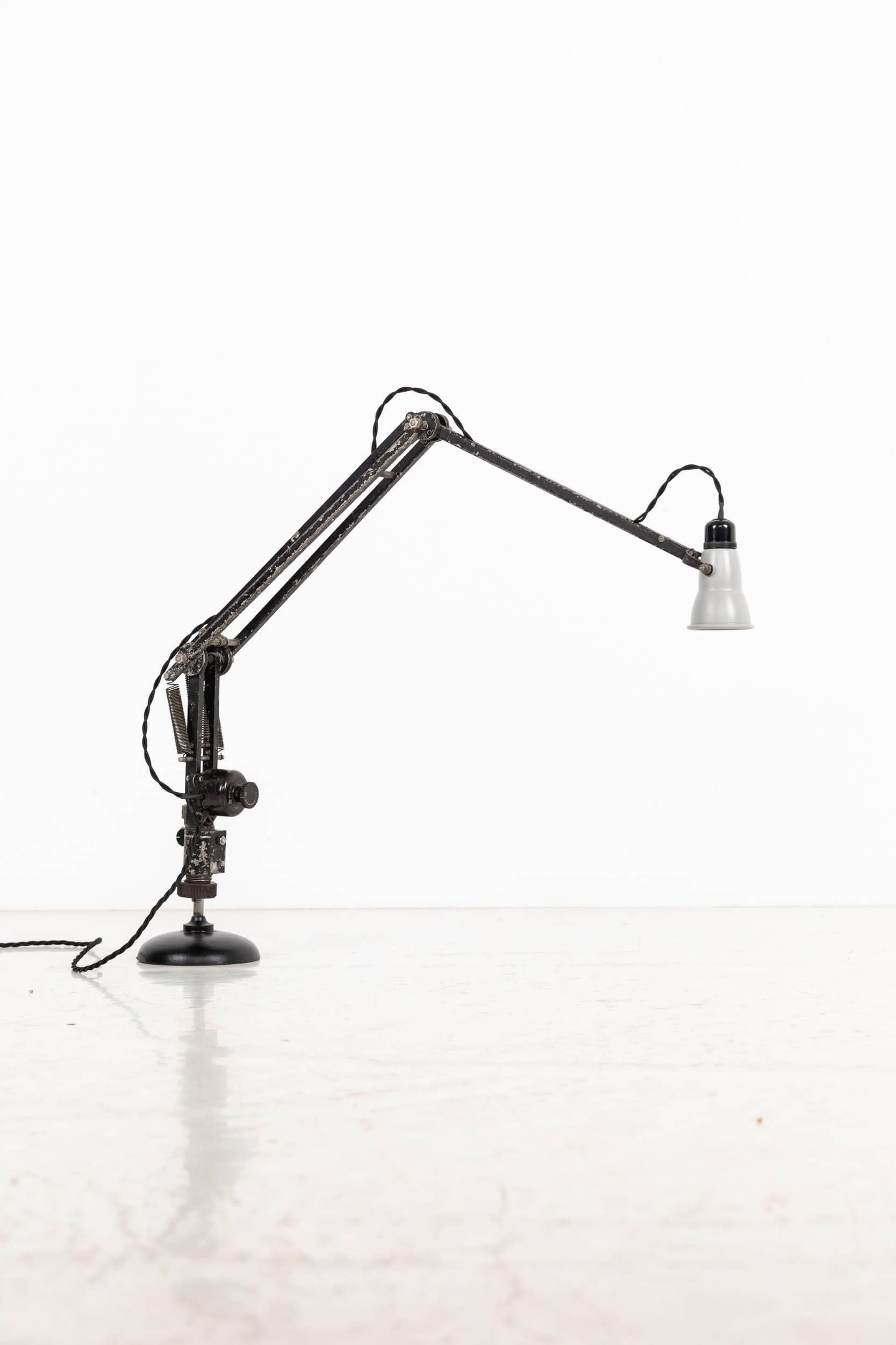 Vintage Industrial Hebert Terry 5C/1079 WW2 Anglepoise Desk Table Lamp. c.1940 For Sale 1