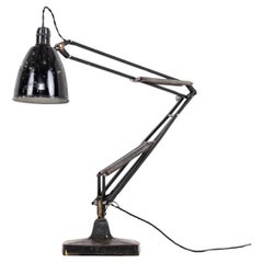 Vintage Industrial Hebert Terry & Sons Anglepoise Metall Schreibtisch Tischlampe. c.1940