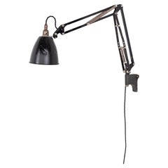 Vintage Industrial Hebert Terry & Sons Anglepoise Metal Wall Lamp. c.1940