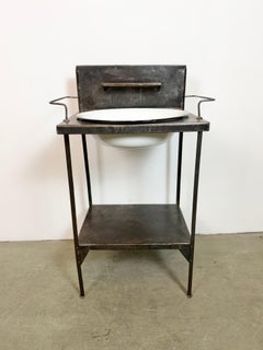 Vintage Industrial Hospital Wash Basin, 1960s