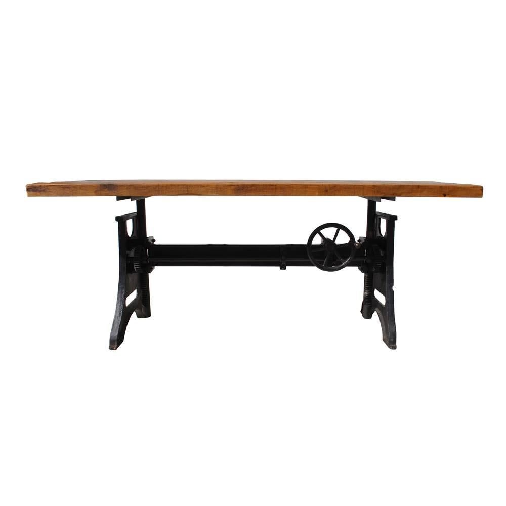 vintage adjustable height table