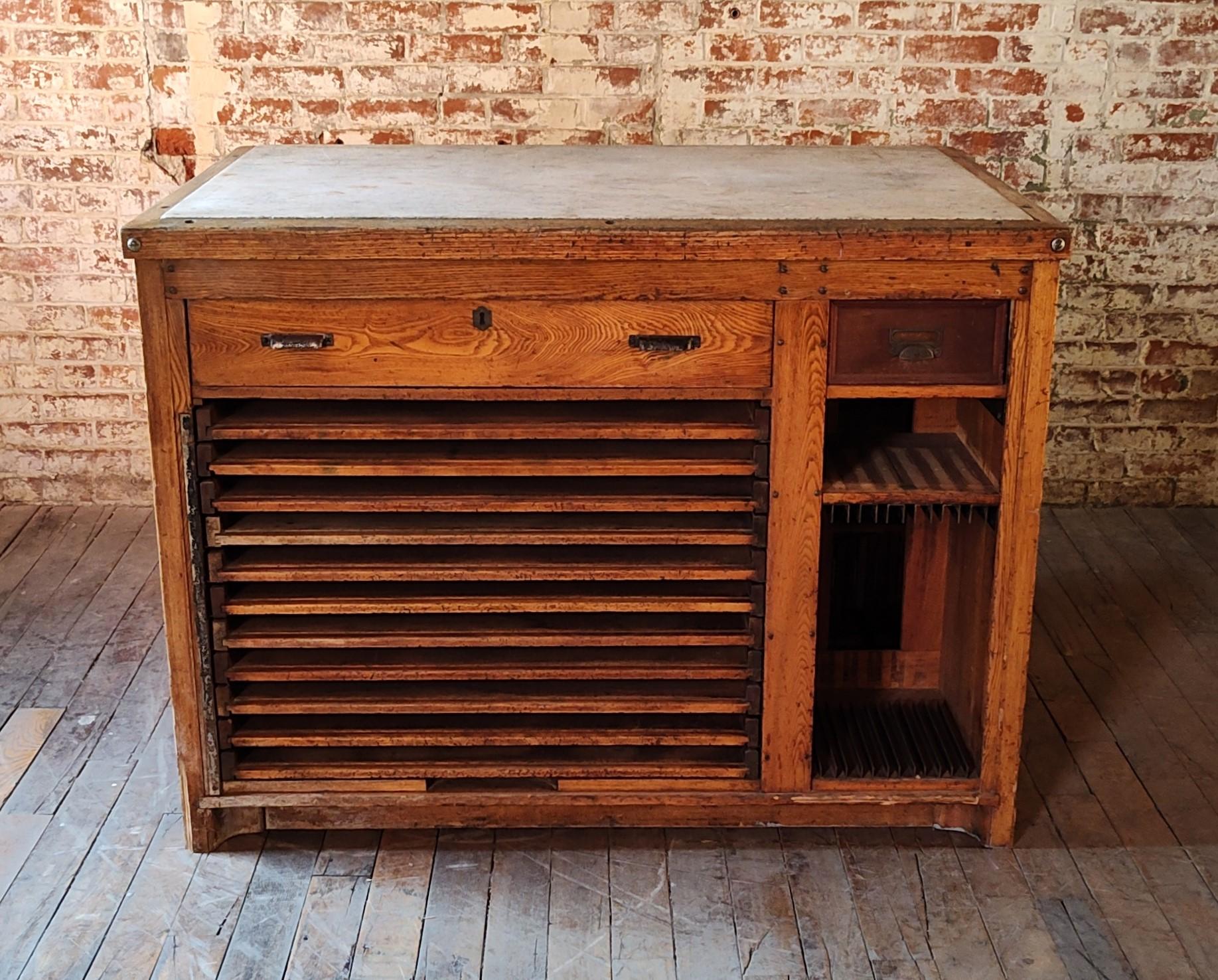 Vintage Stone Top Cabinet By Hamilton Manufacturing

Overall Dimensions: 35 1/2