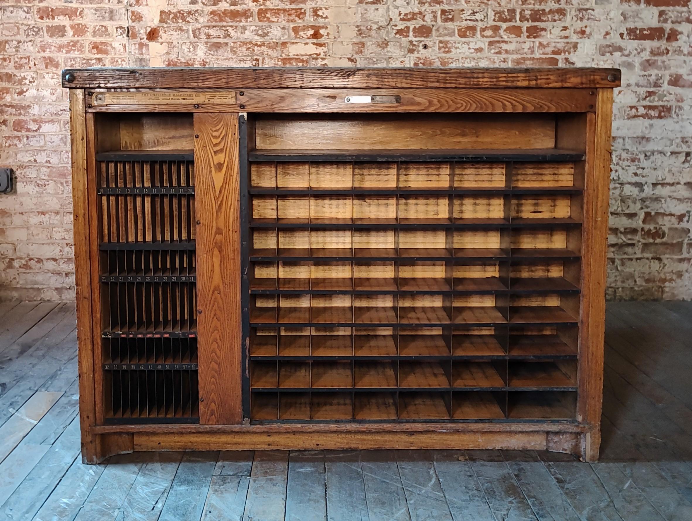 20th Century Vintage Industrial Island / Display Cabinet