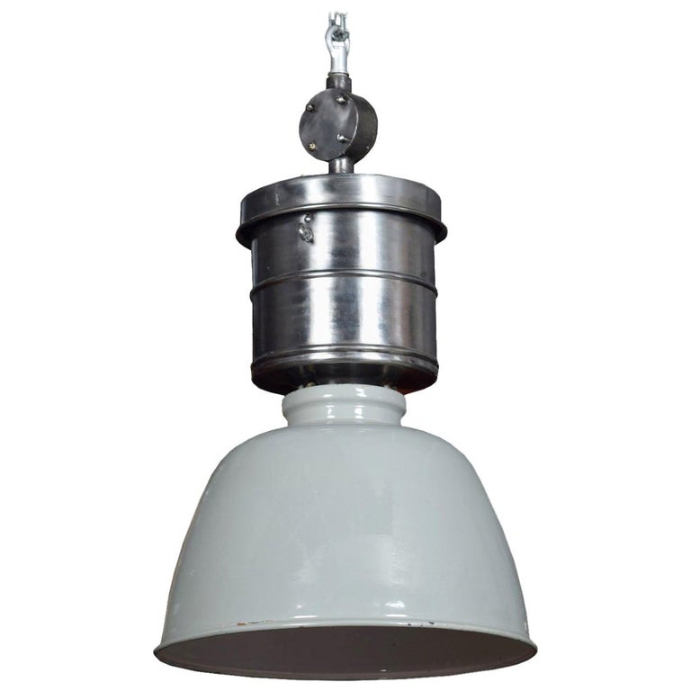 Vintage Industrial Light For Sale at 1stDibs