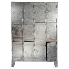 Vintage Industrial Locker Unit