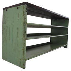 Vintage Industrial Low Shelves, Side Table, 1960s