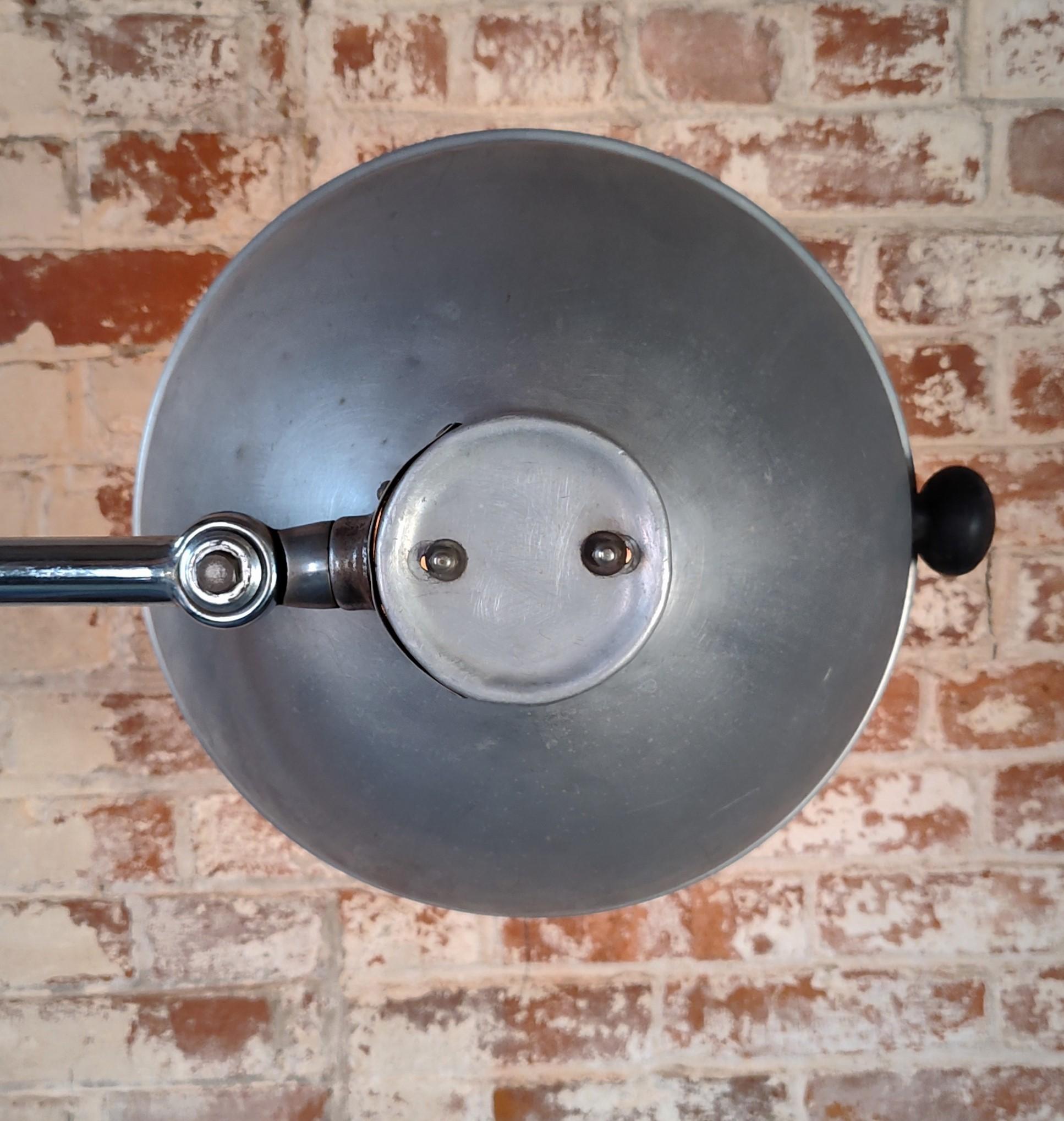 Vintage Industrial Medical Floor Lamp with Star Base For Sale 4