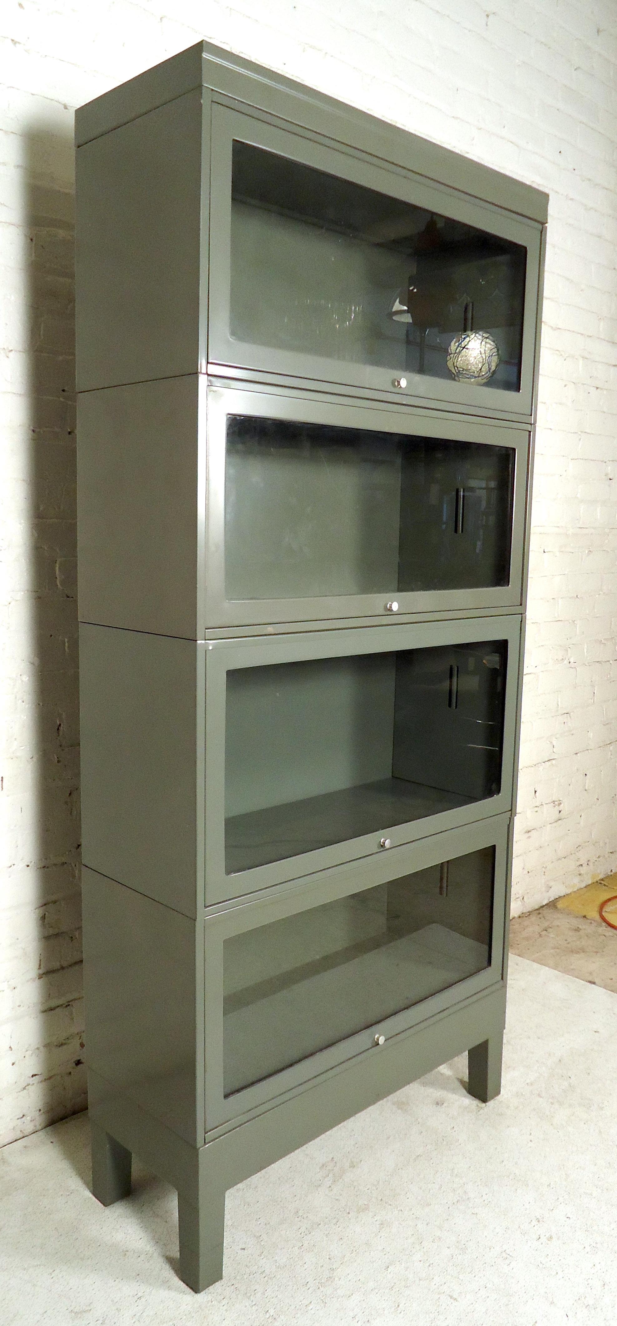barrister bookcase metal