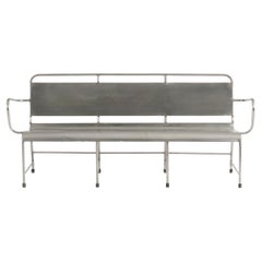 Vintage Industrial Metal Bench from the collection of Thierry Despont
