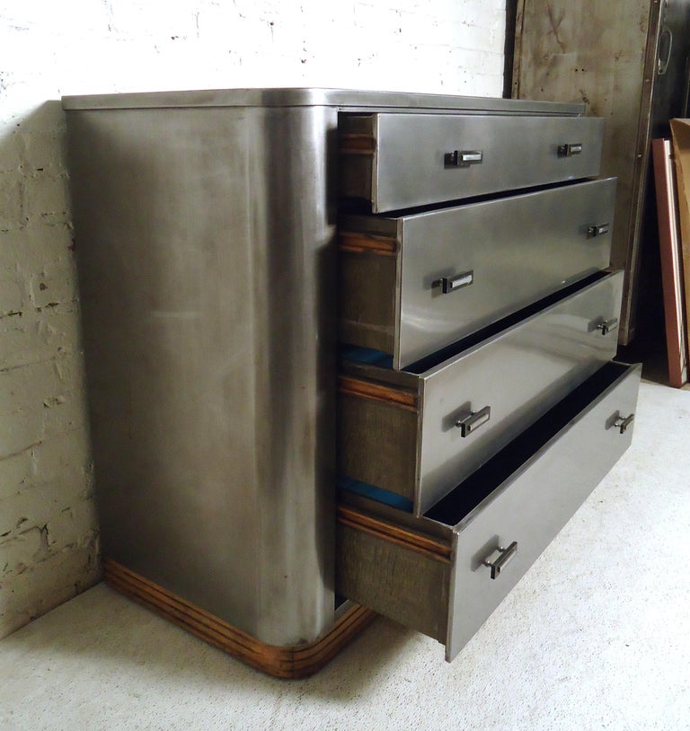 Vintage Industrial Metal Dresser at 1stDibs industrial dresser, metal