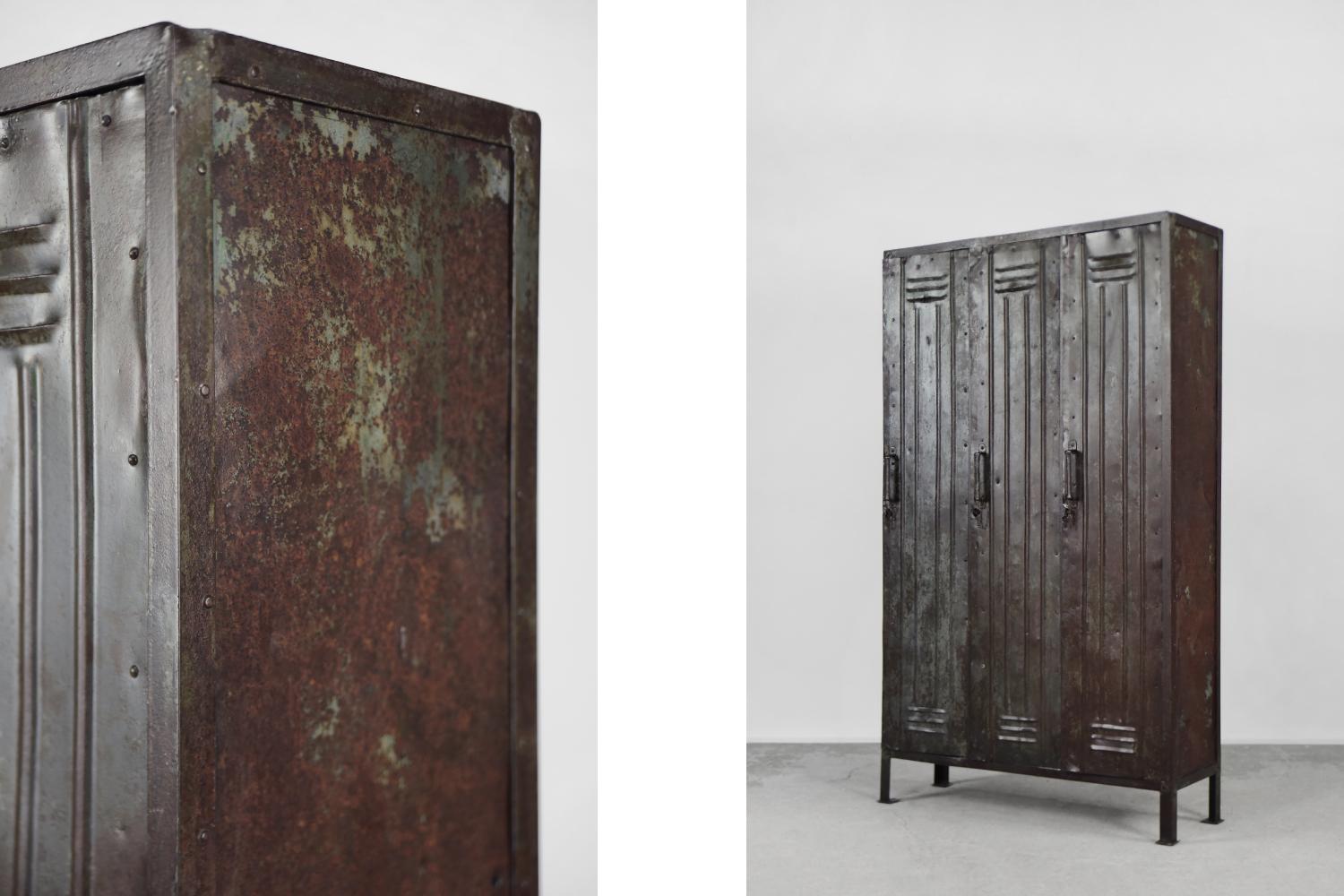 antique wooden lockers