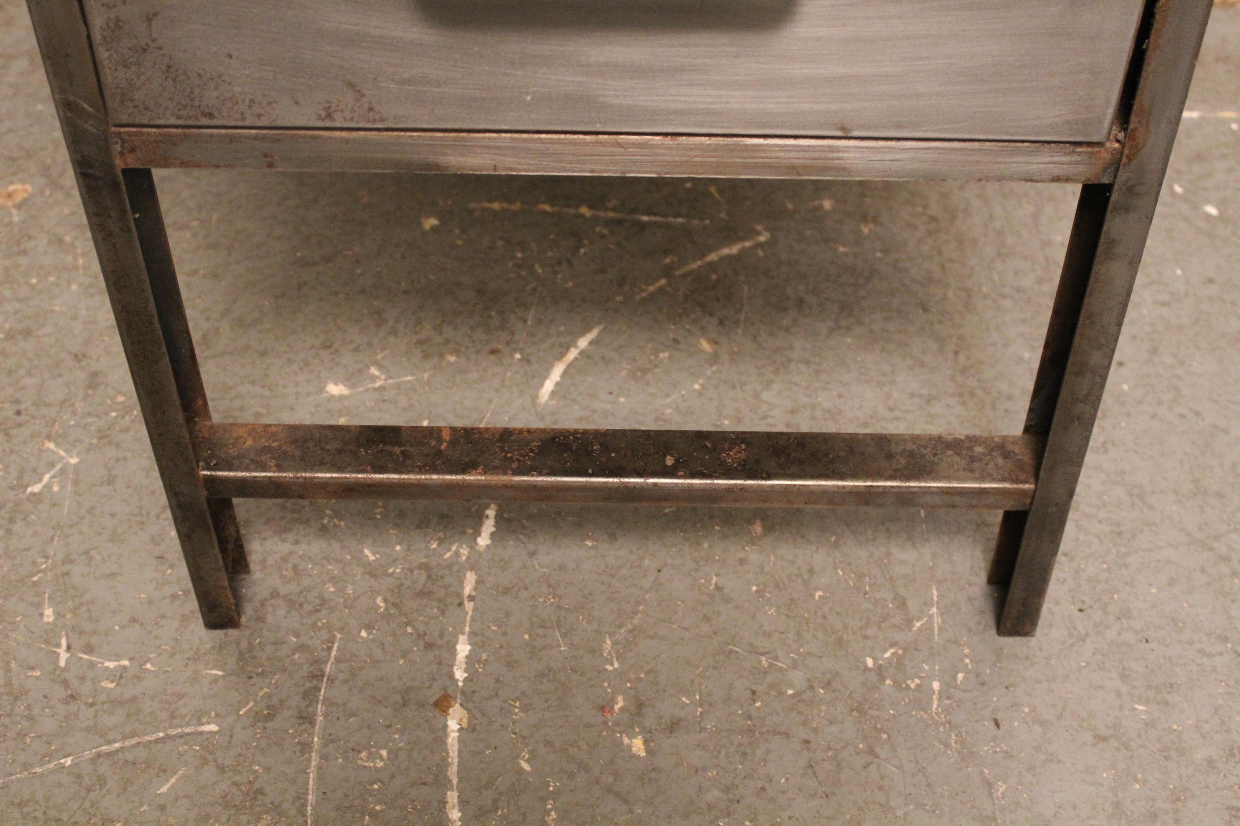 Vintage Industrial Metal Factory Flat File 7