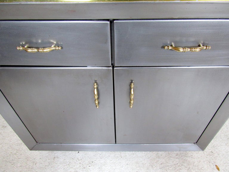 Vintage Industrial Metal Hutch For Sale at 1stDibs vintage metal