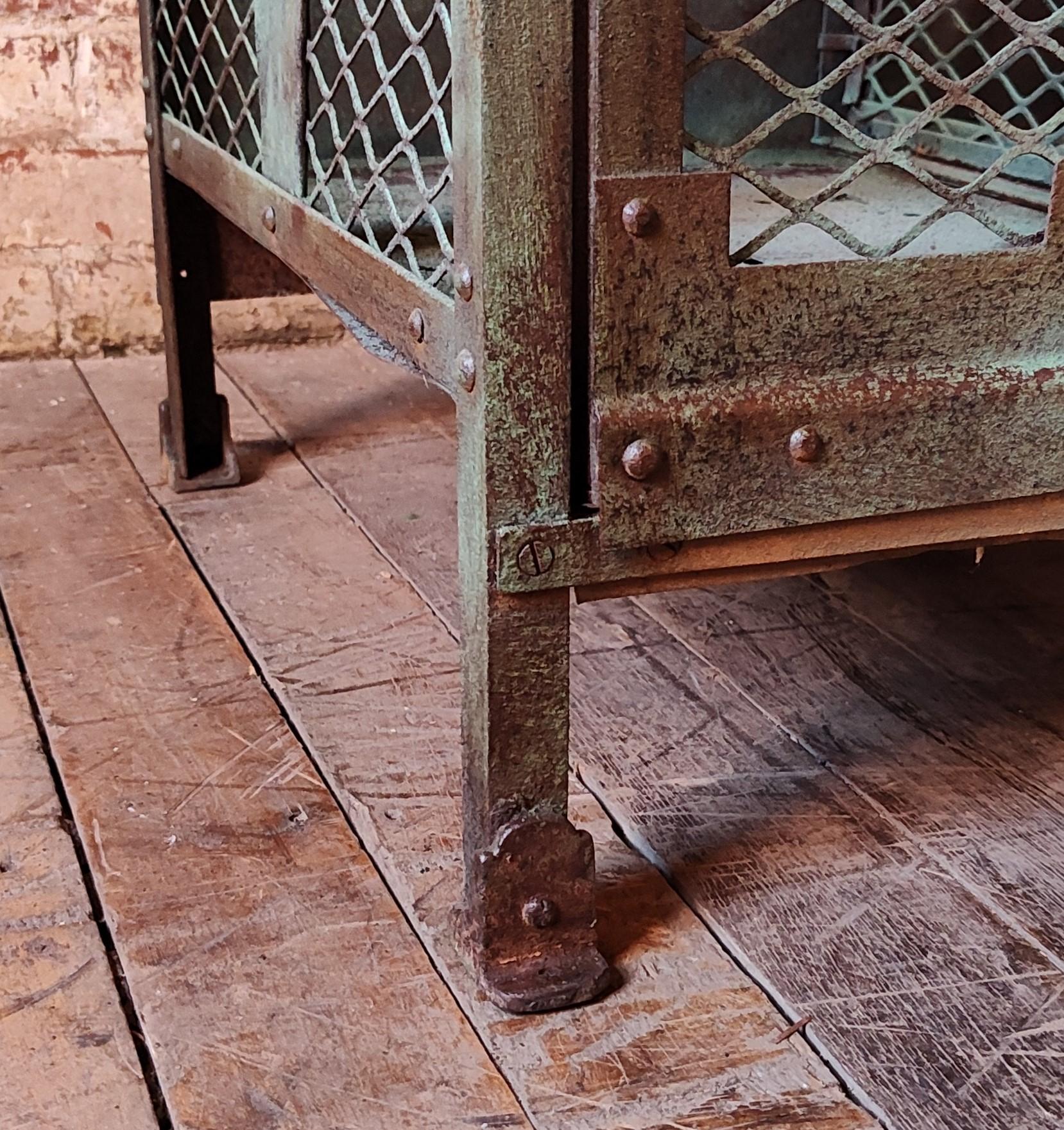 Vintage Industrial Metal Lockers For Sale 12