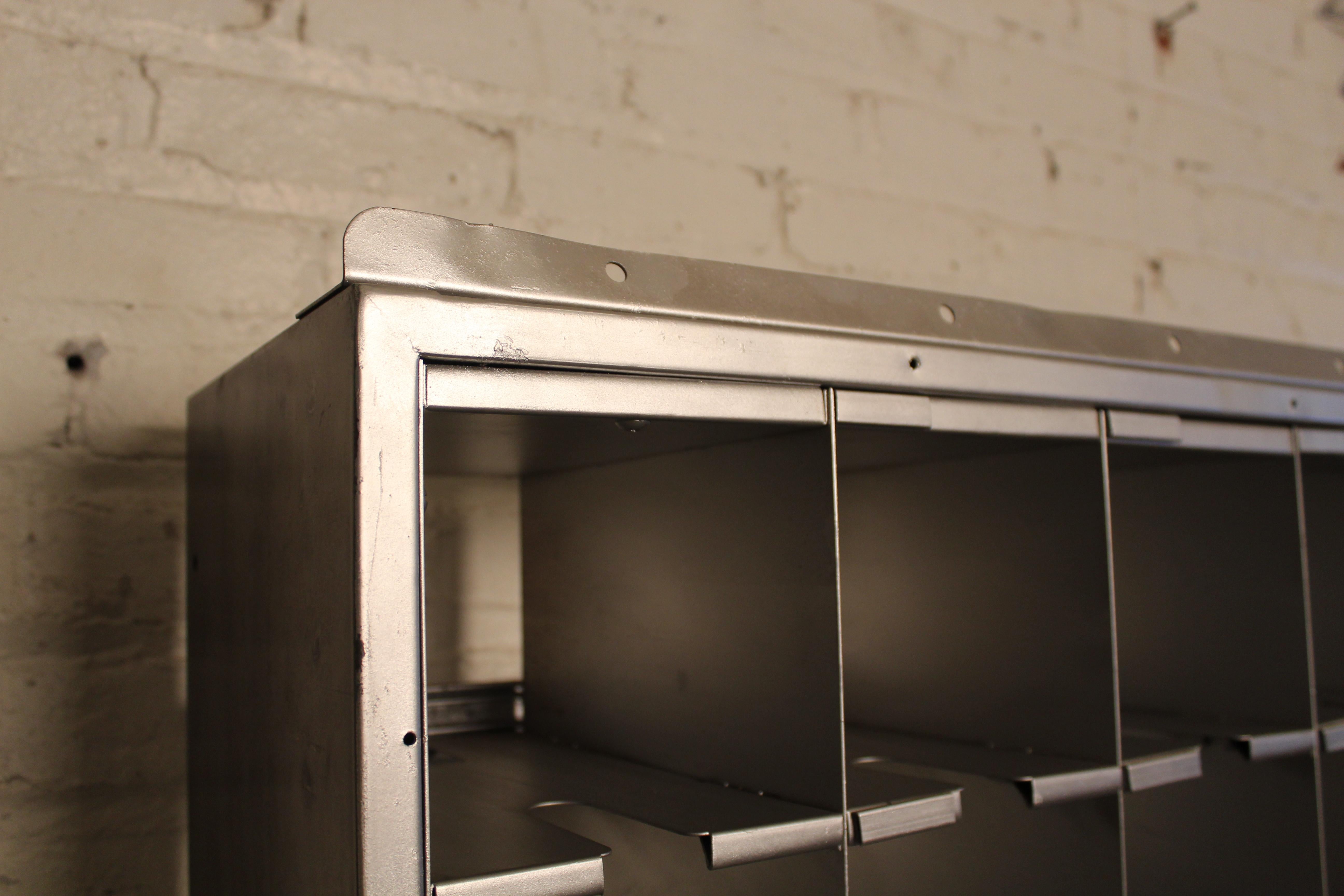 Vintage Industrial Metal Postal Desk 8