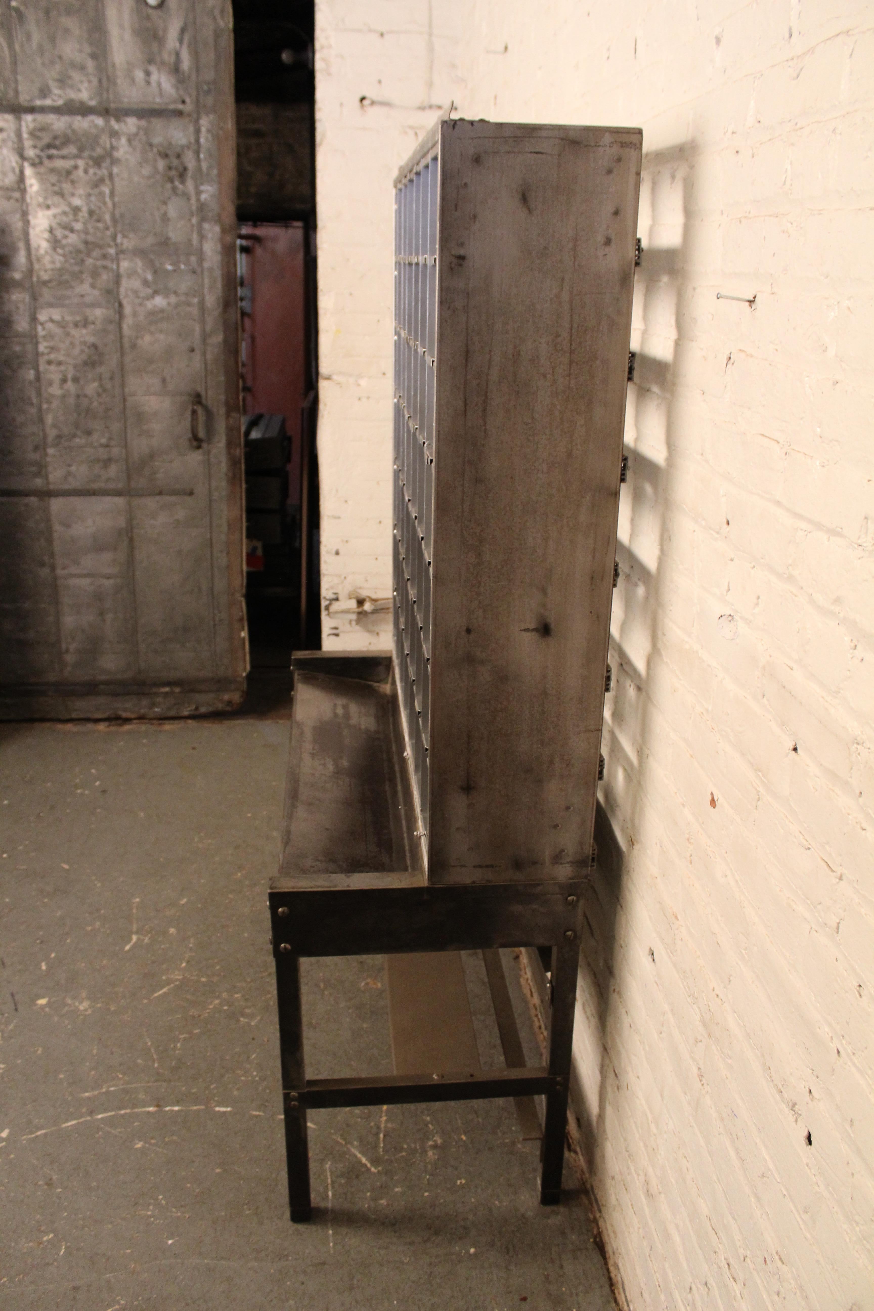 American Vintage Industrial Metal Postal Desk