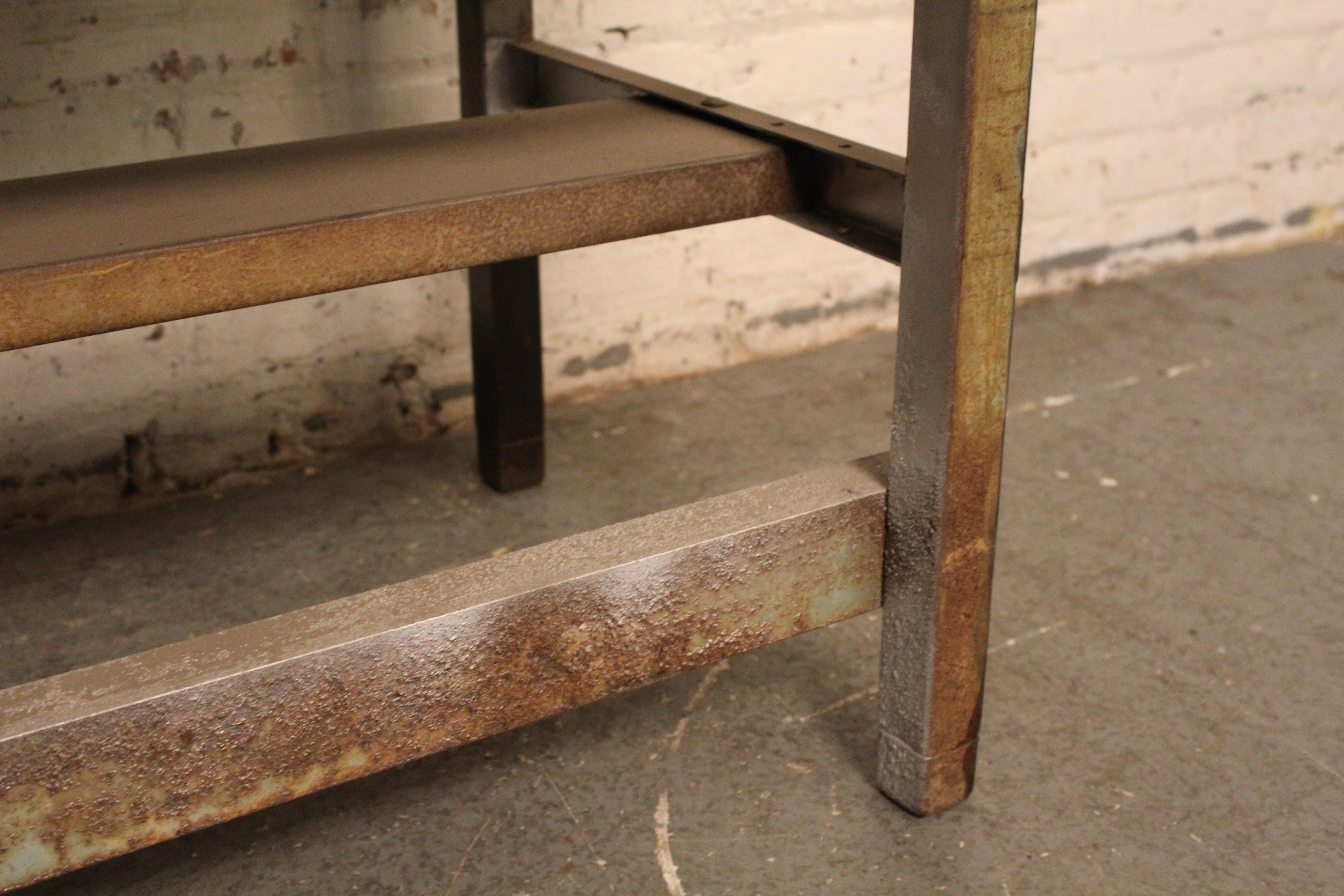 Vintage Industrial Metal Postal Desk 3