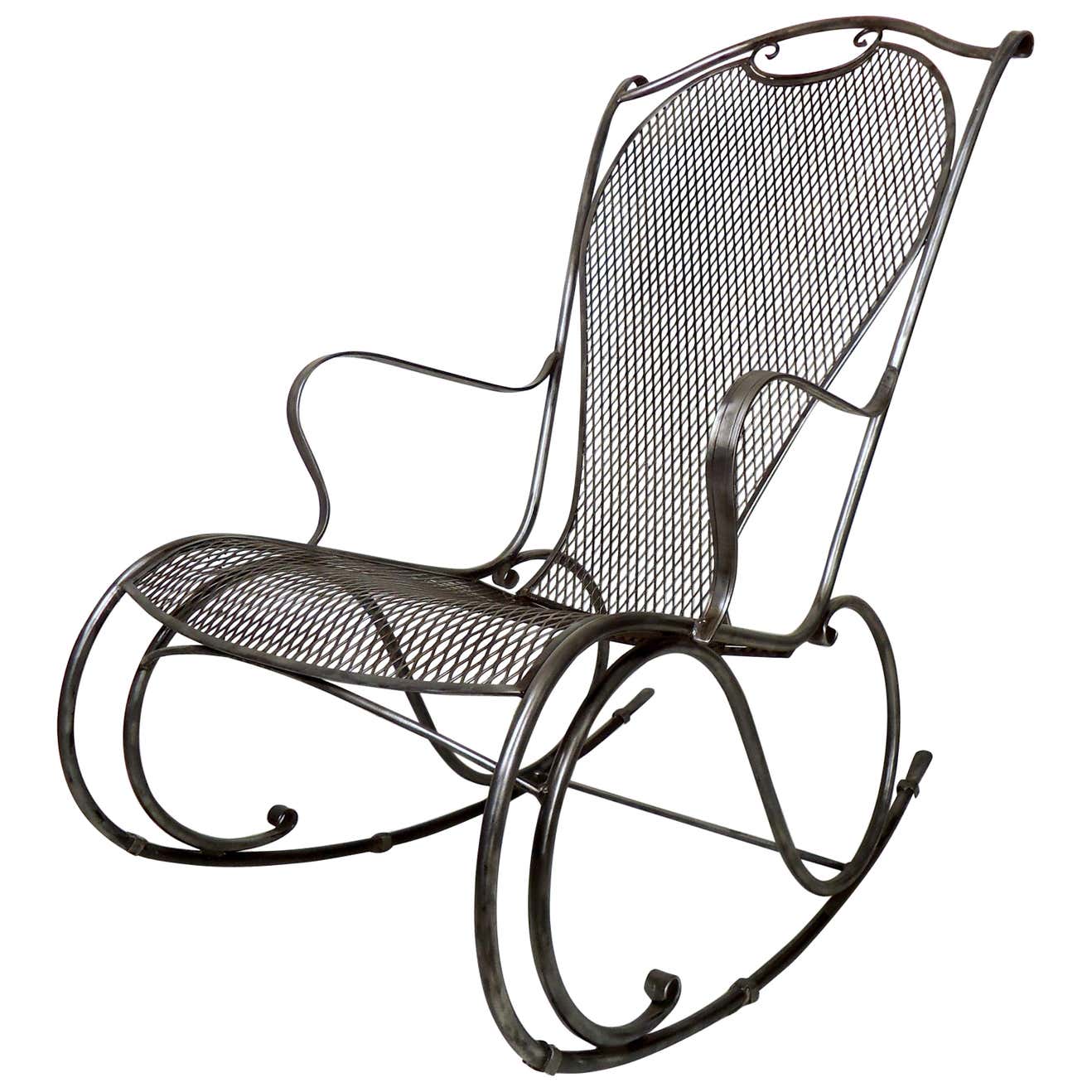 Vintage Industrial Metal Rocker For Sale at 1stDibs | industrial ...