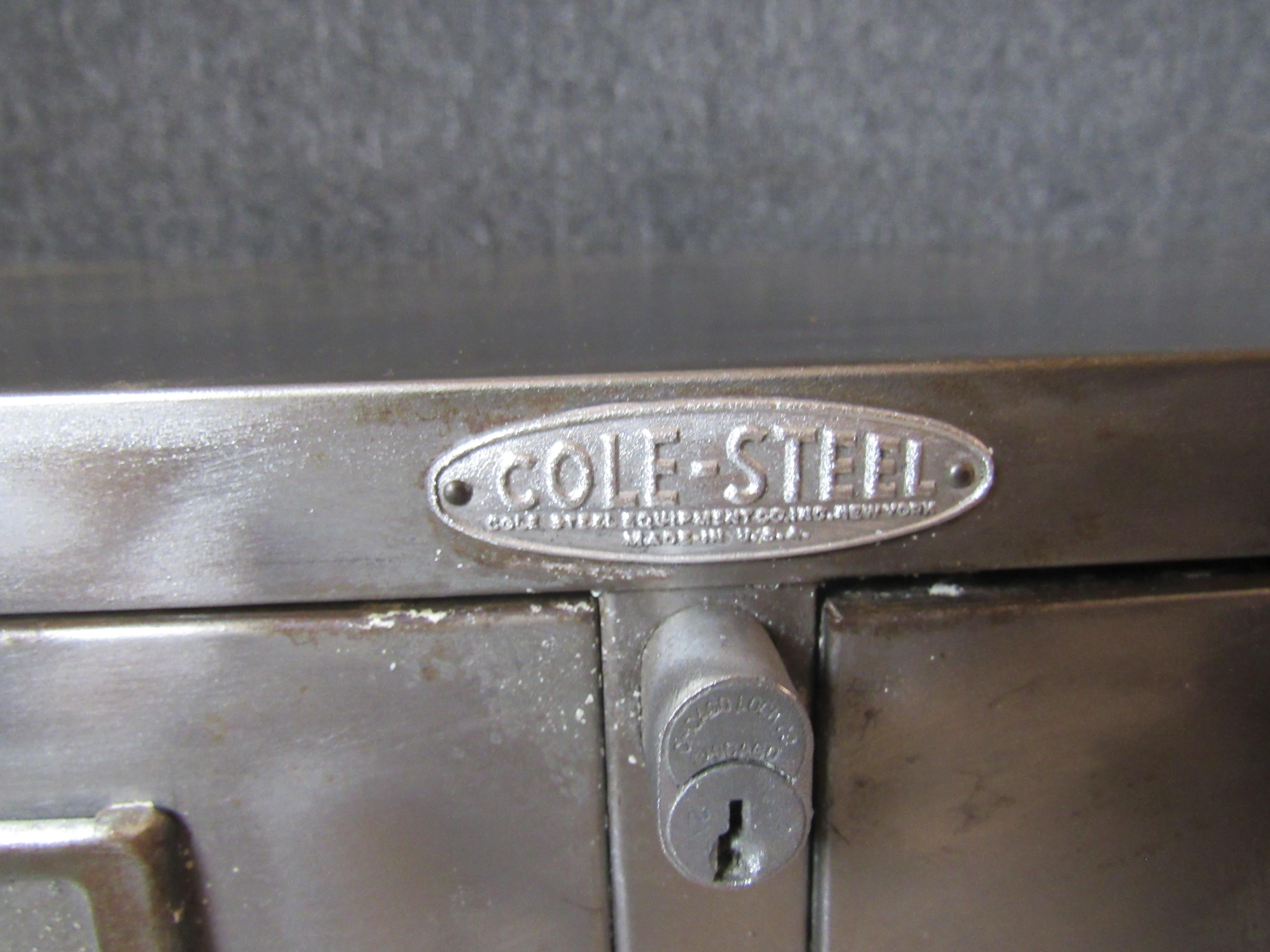 Industrial Metal Storage Cabinet by Cole-Steel 1