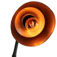 Vintage Industrial Metal Work Lights by Curt Fischer for Midgard