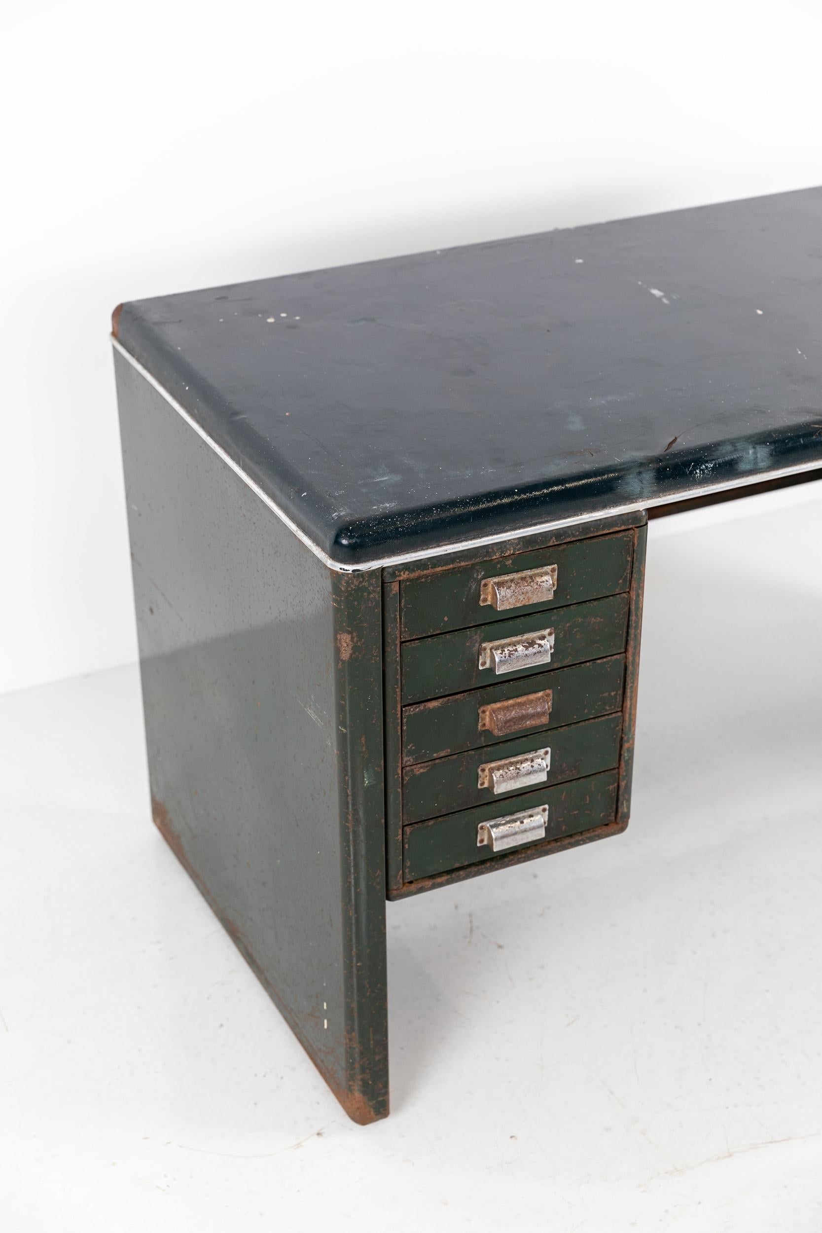 1950s metal desk