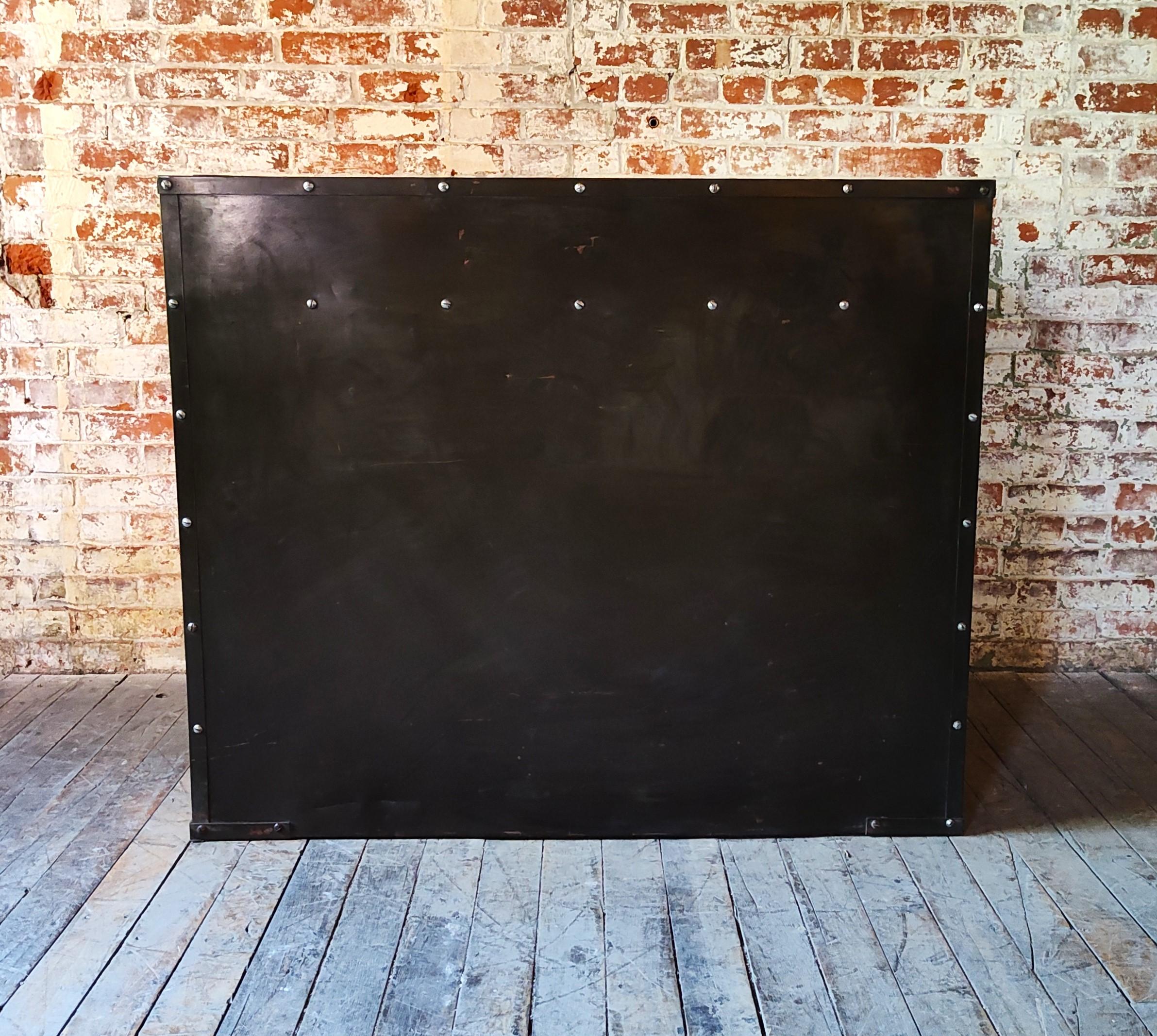 Vintage Industrial Military Storage Cabinet 6