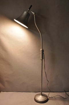 Vintage Industrial Modern Metal Adjustable Bell Shade Work Task Floor Lamp
