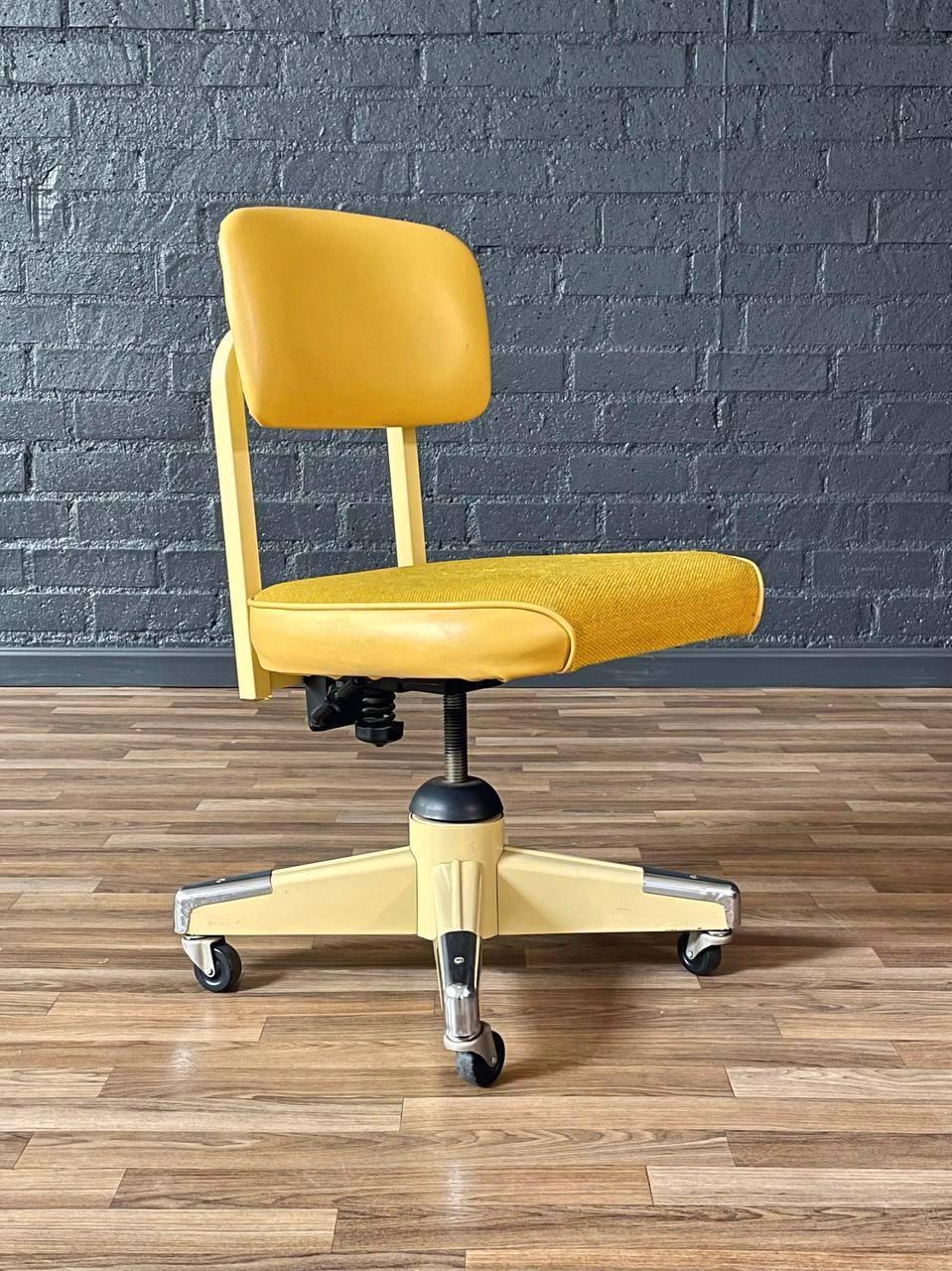 Condition: Original Vintage Condition 
Designer: Flewelling Division Eck-Adams Corp.
Manufacturer: Flewelling Division Eck-Adams Corp.
Style: Industrial Modern 

Dimensions:
31” -33.50