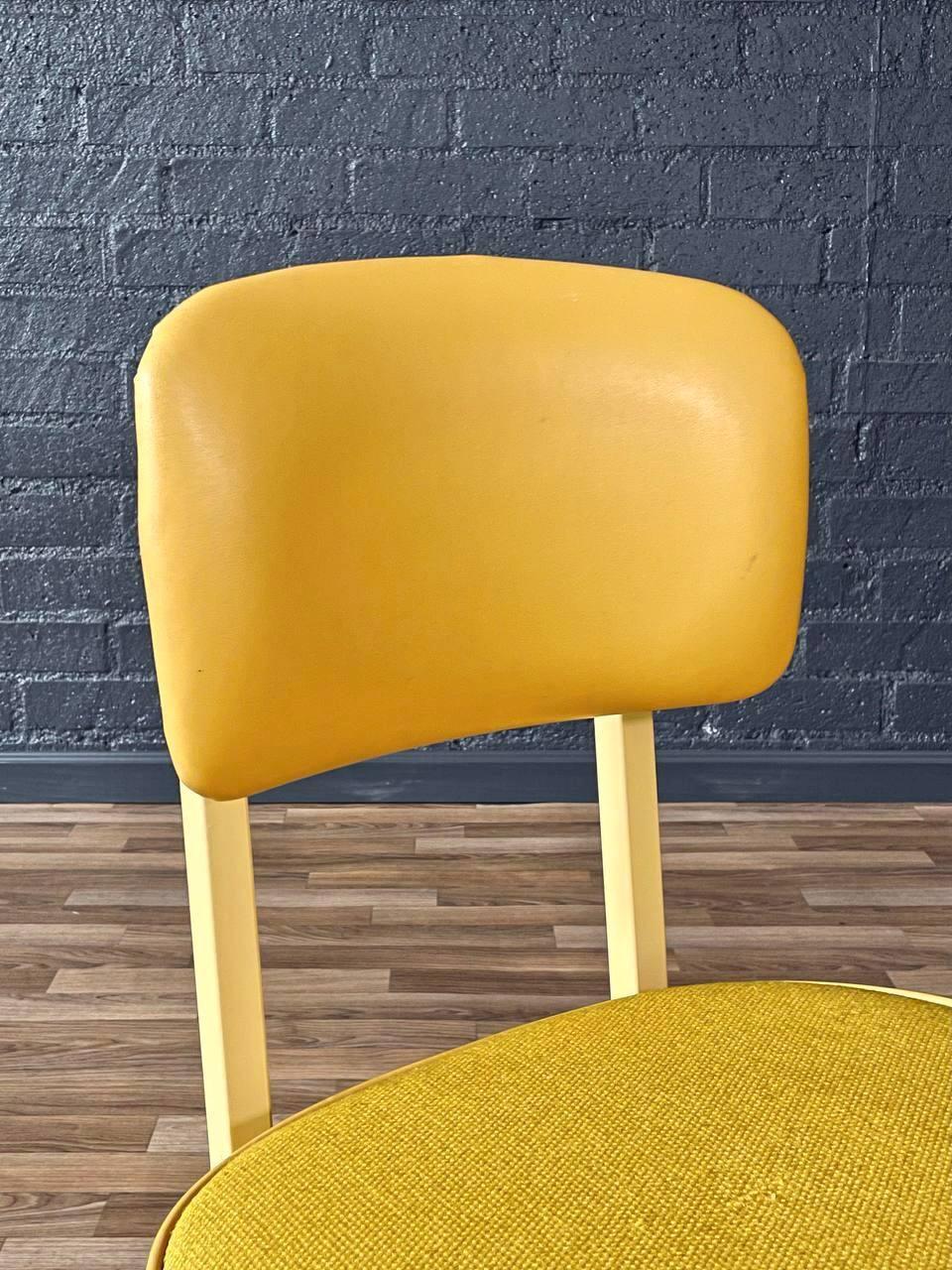 Vintage Industrial Modern Rolling Desk Chair by Flewelling Division for Eck-Adam 1