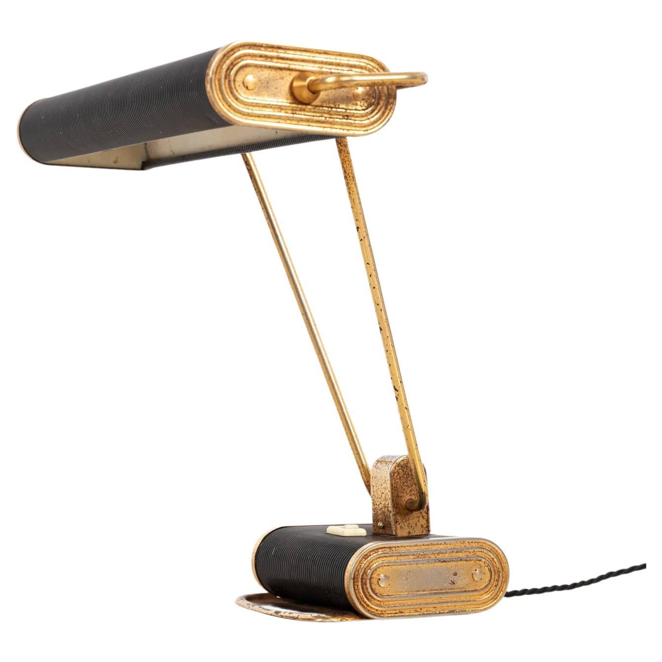 Vintage Industrial Modernist 'Model 71' Eileen Gray Jumo Desk Lamp c.1930 For Sale