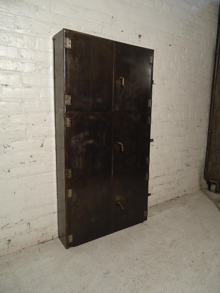 Vintage Industrial Mounted Cabinet For Sale At 1stdibs