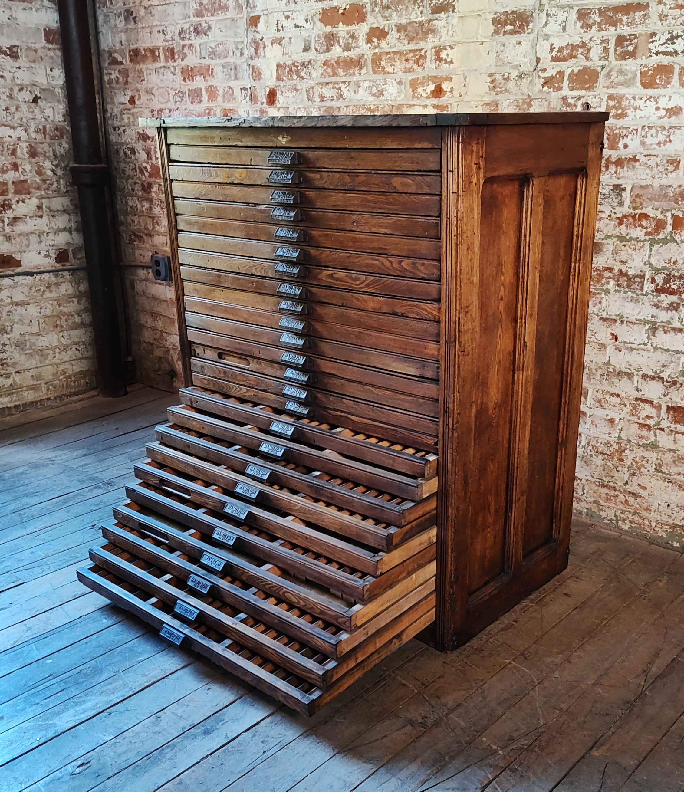 Vintage Industrial Multi-Drawer Cabinet 4