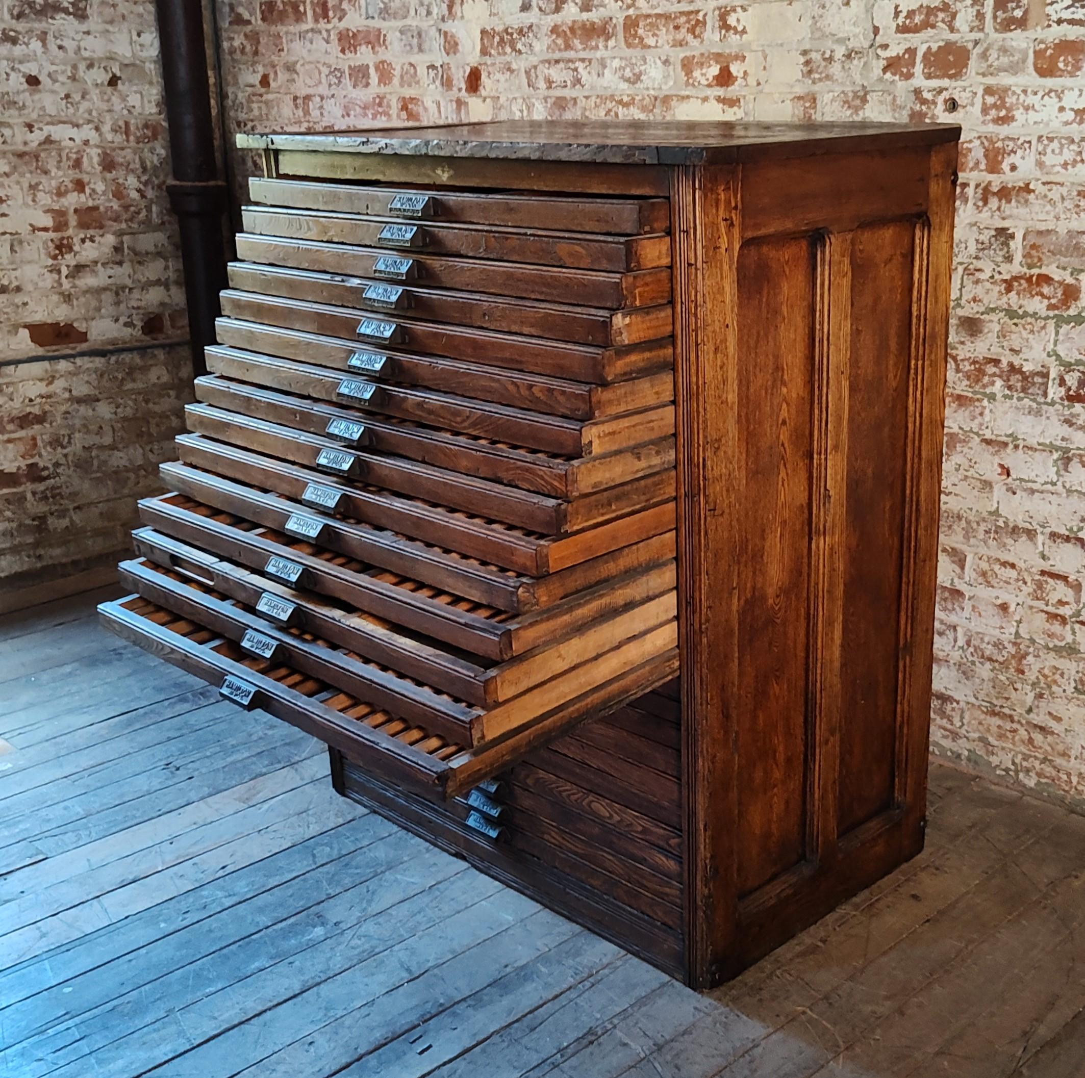 Vintage Industrial Multi-Drawer Cabinet 6