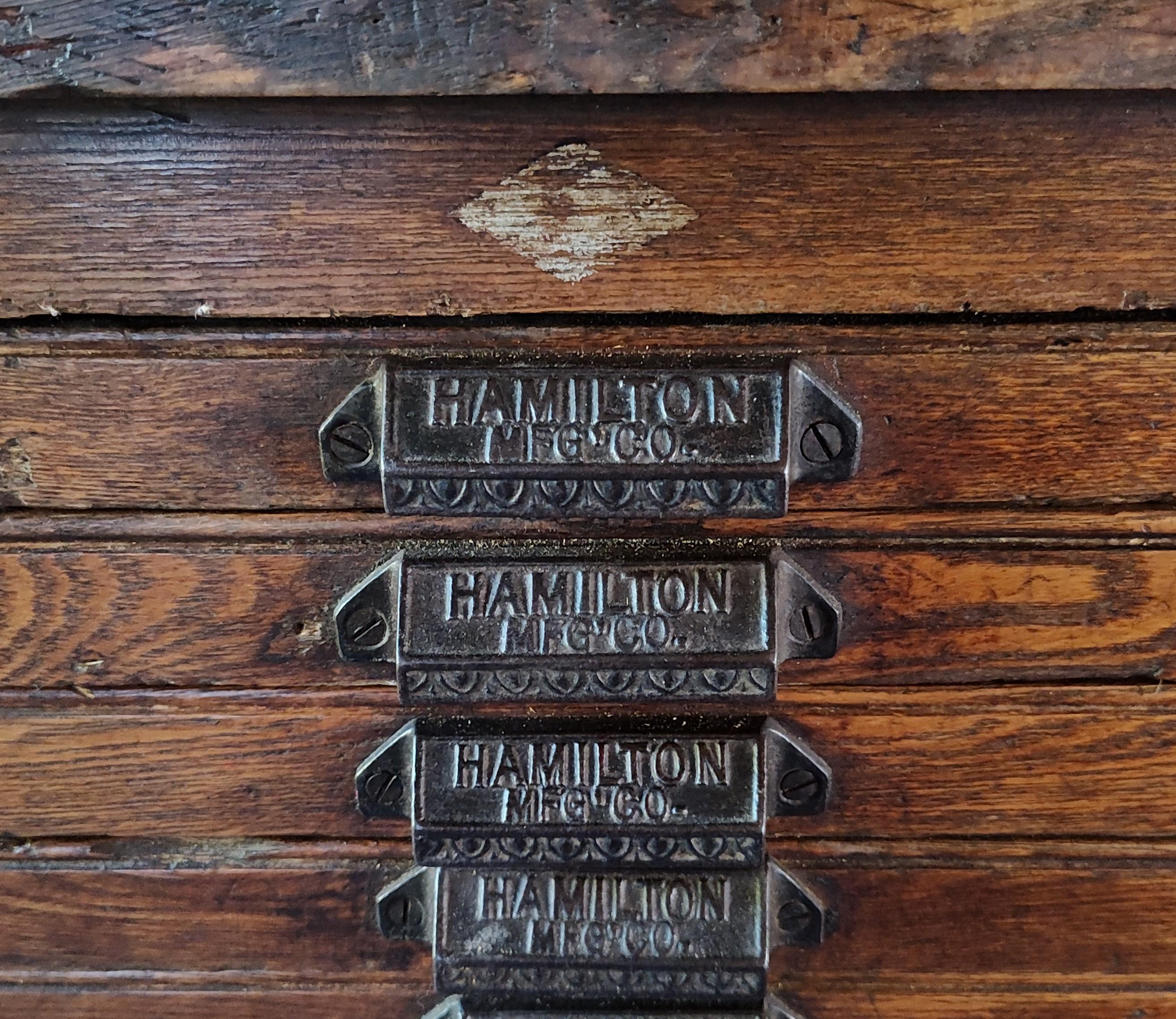 Vintage Industrial Multi-Drawer Cabinet 7