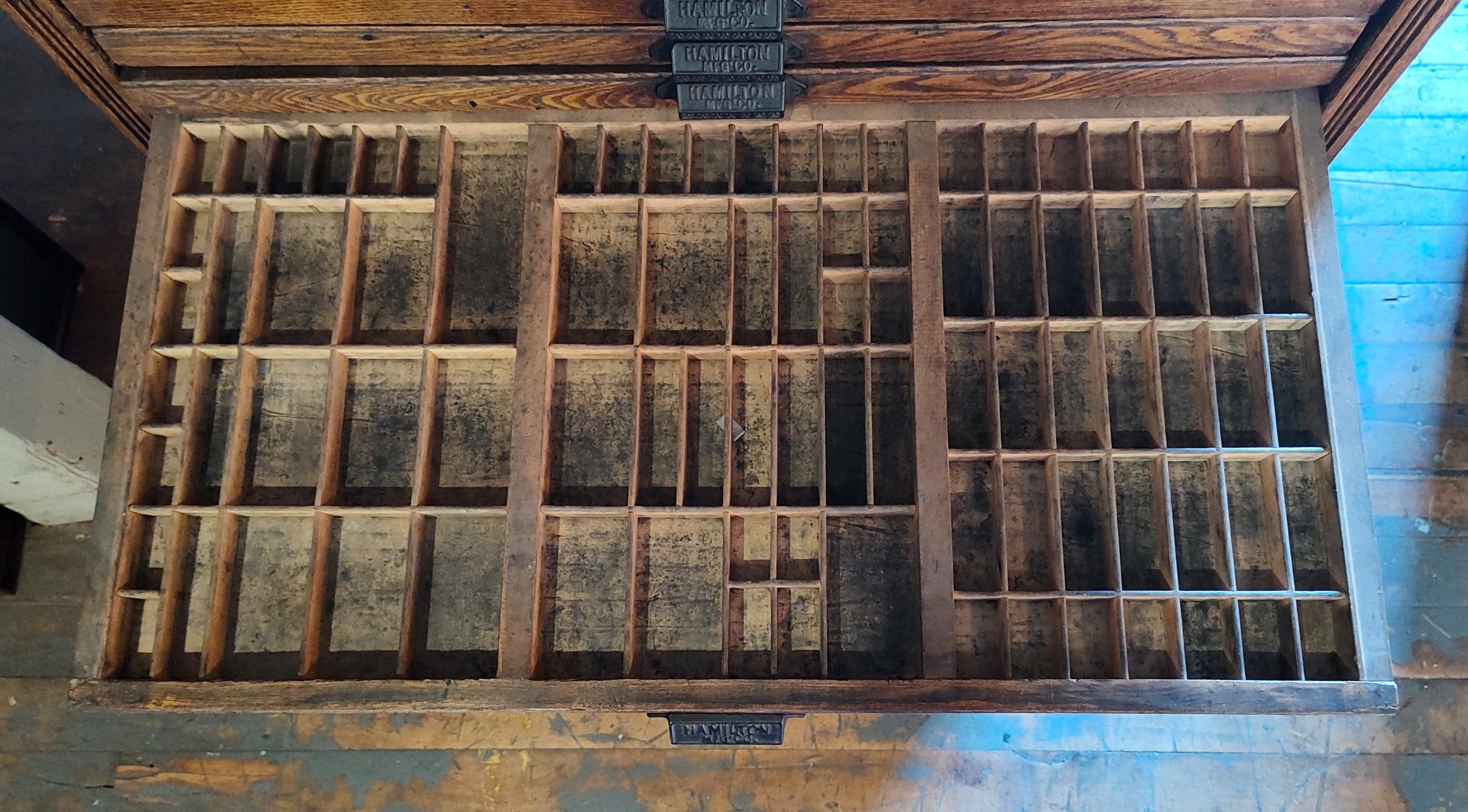 Vintage Industrial Multi-Drawer Cabinet 13