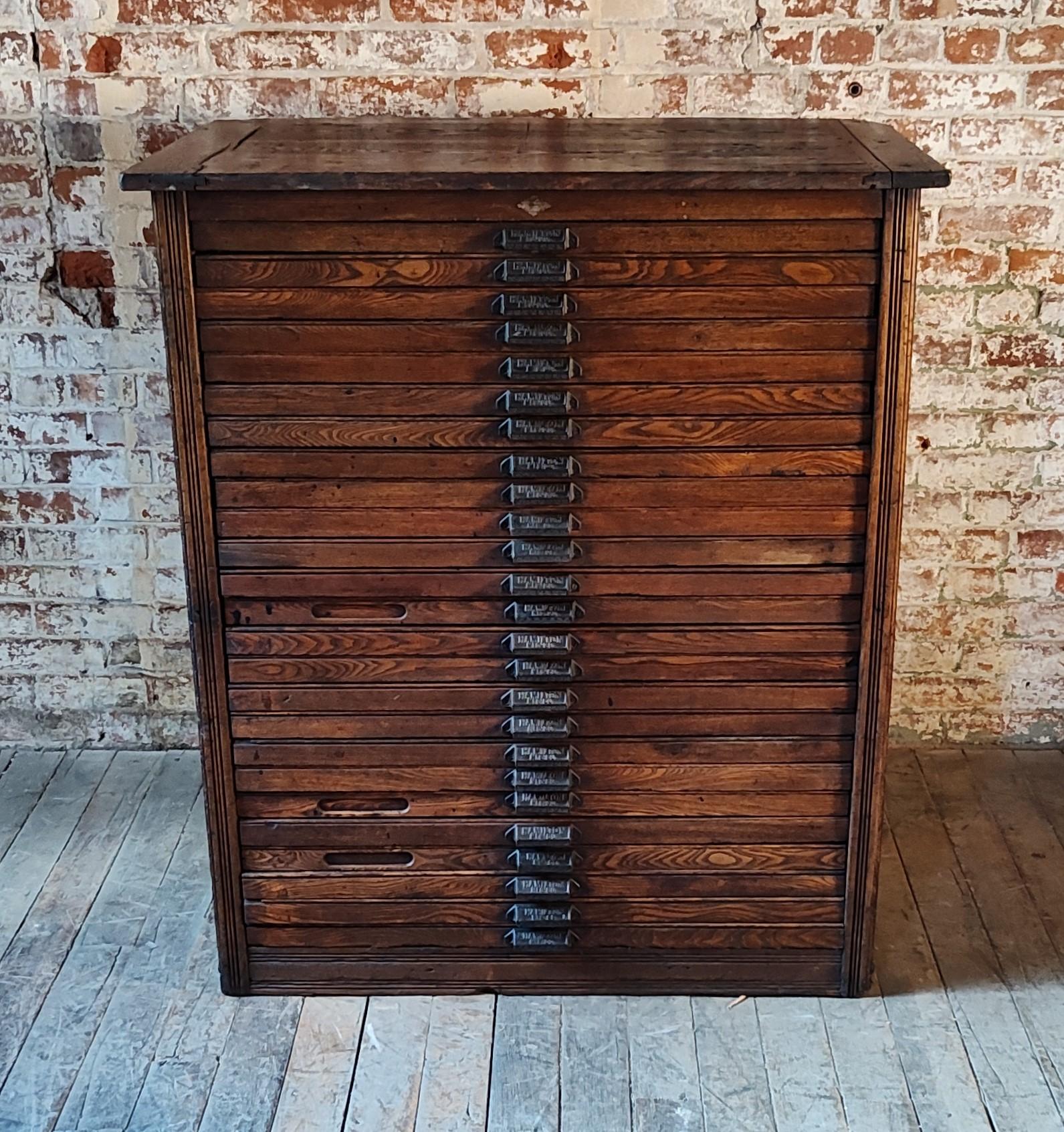 Vintage Hamilton Printer's Letterpress Cabinet

Overall Dimensions: 22 1/4