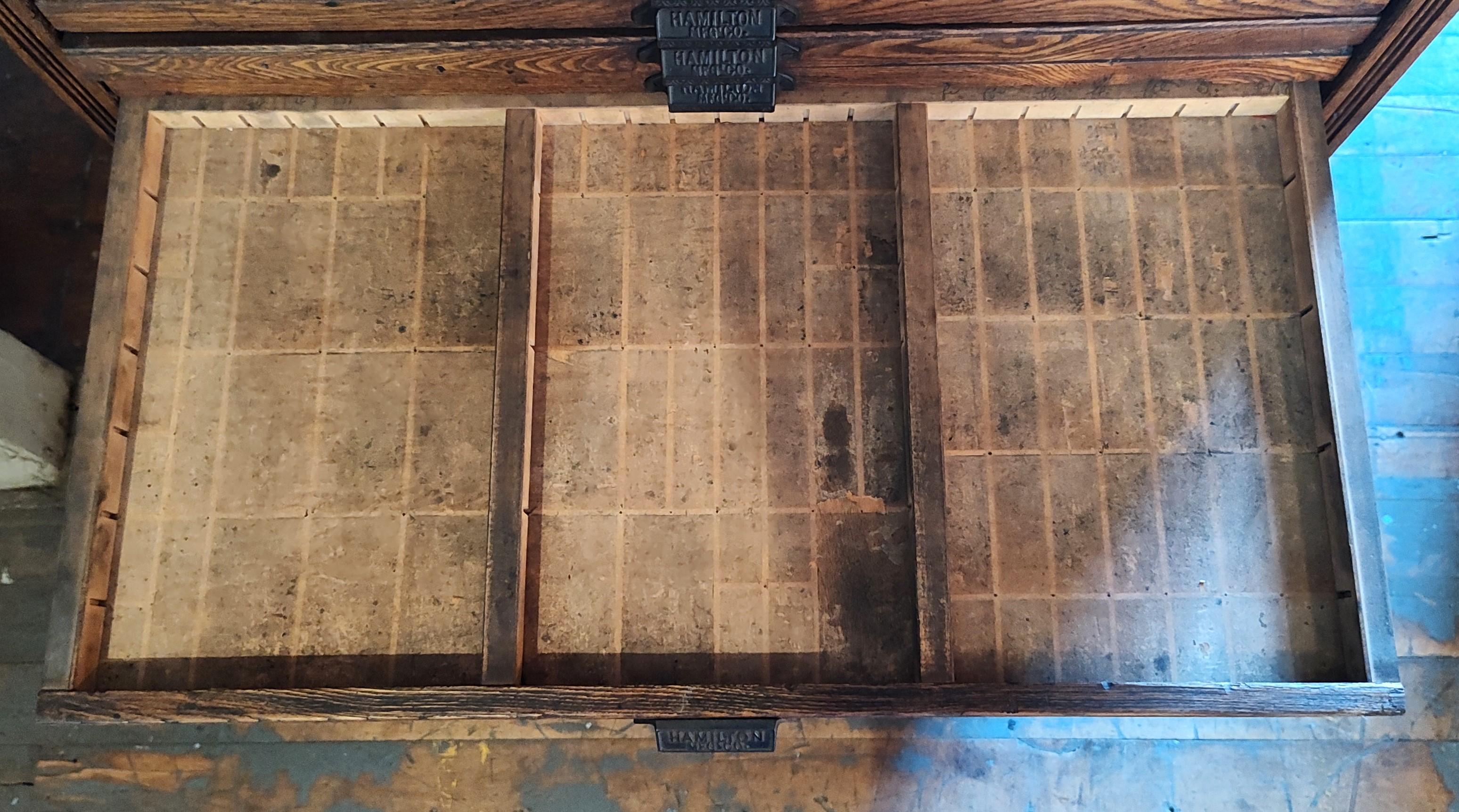 Vintage Industrial Multi-Drawer Cabinet 14