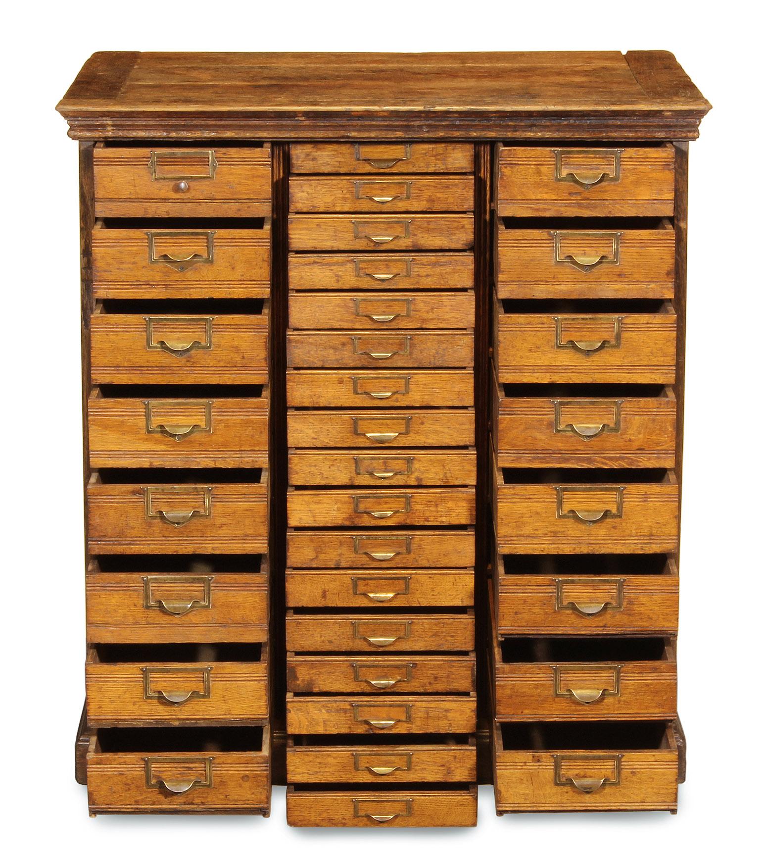 antique multi drawer cabinet