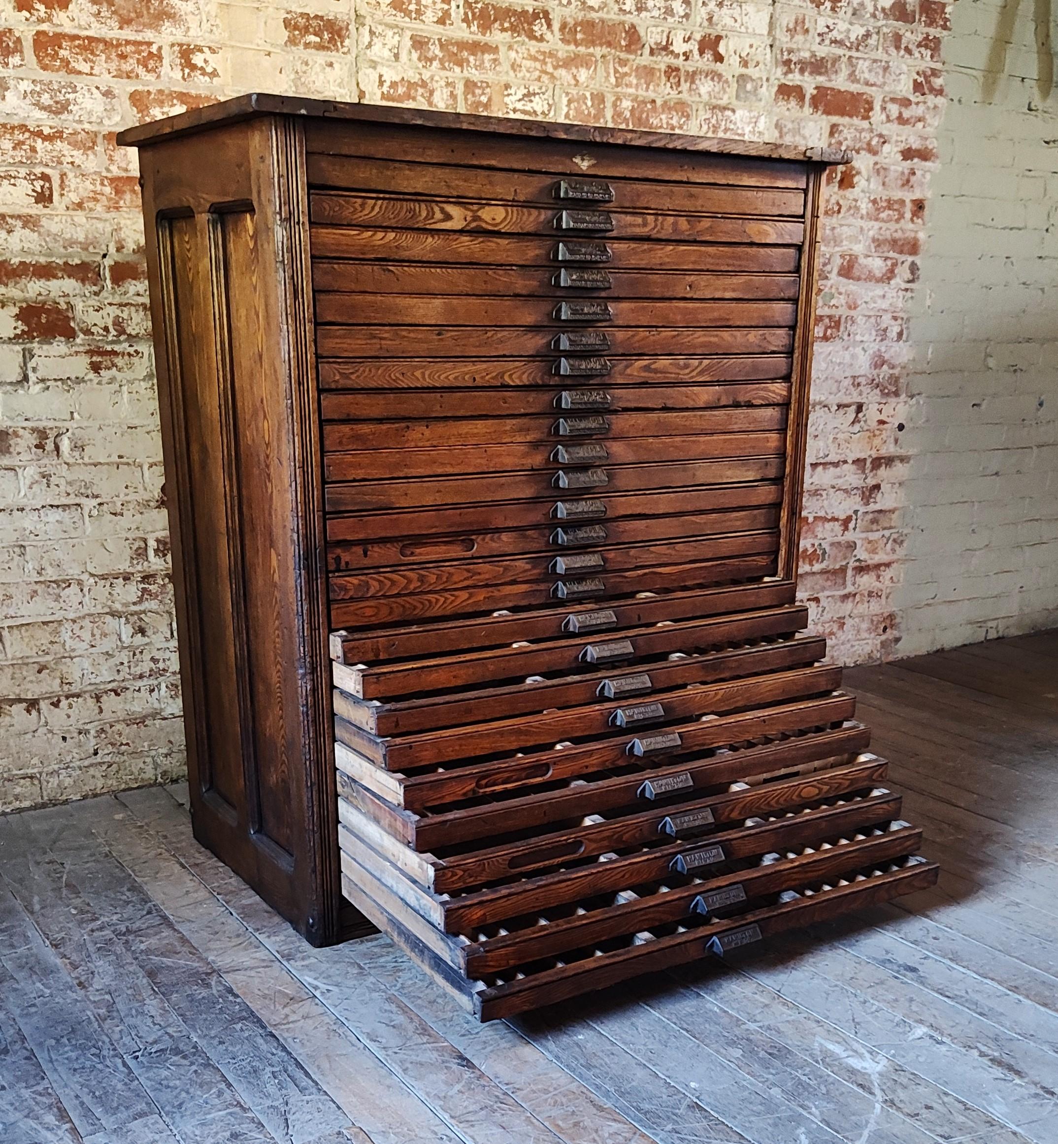 Vintage Industrial Multi-Drawer Cabinet 2