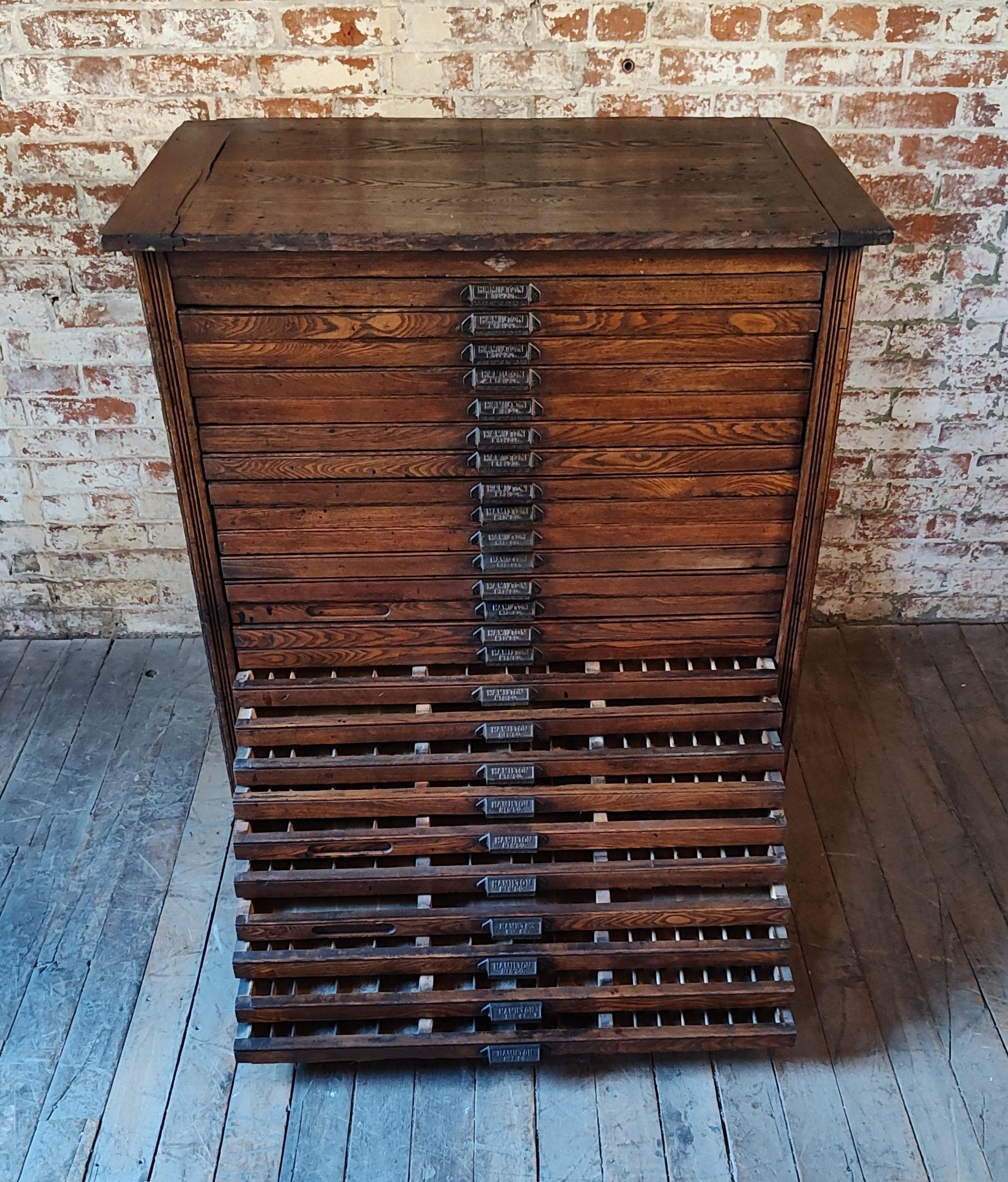 Vintage Industrial Multi-Drawer Cabinet 3