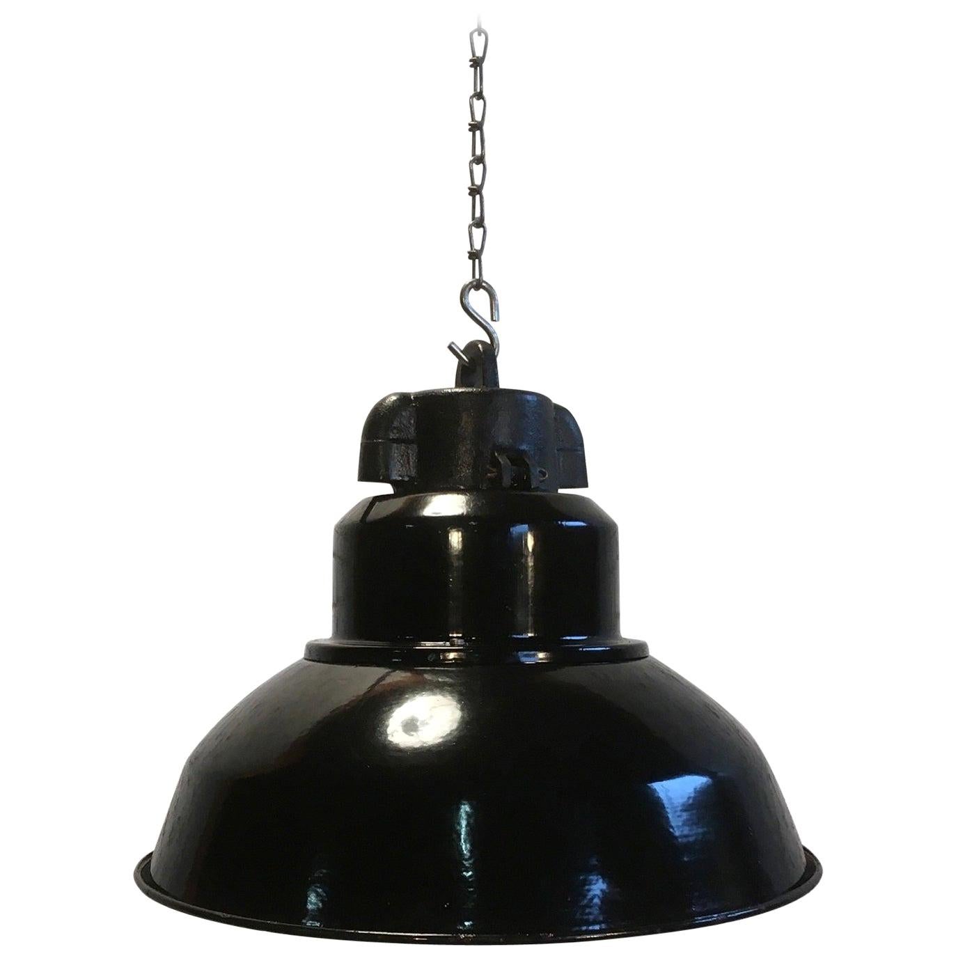 Vintage Industrial Pendant Lamp For Sale