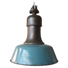 Vintage Industrial Pendant Lamp from Wilkasy A23, 1950s