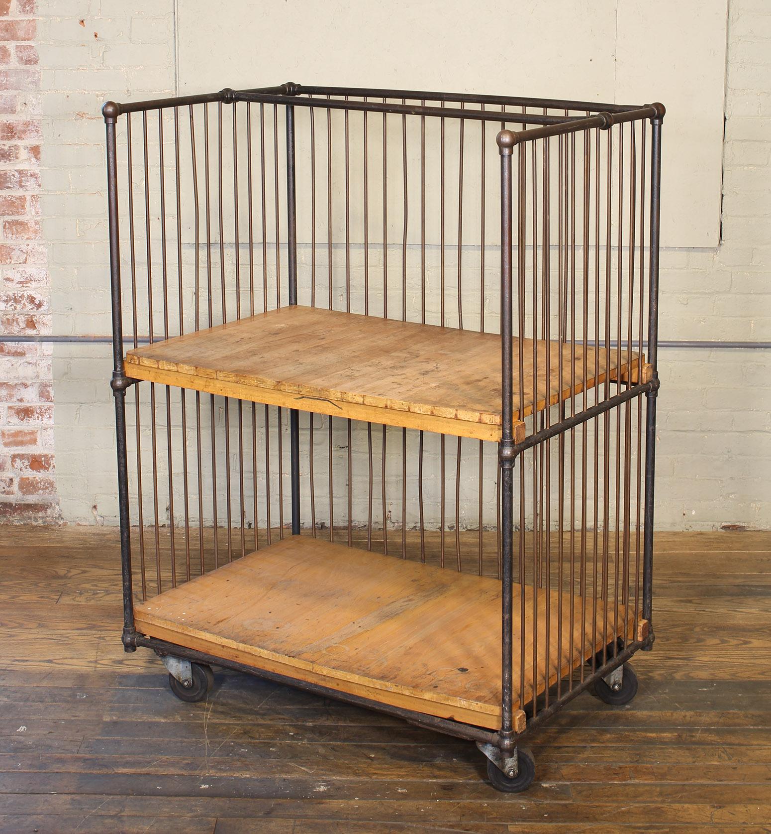 antique industrial carts