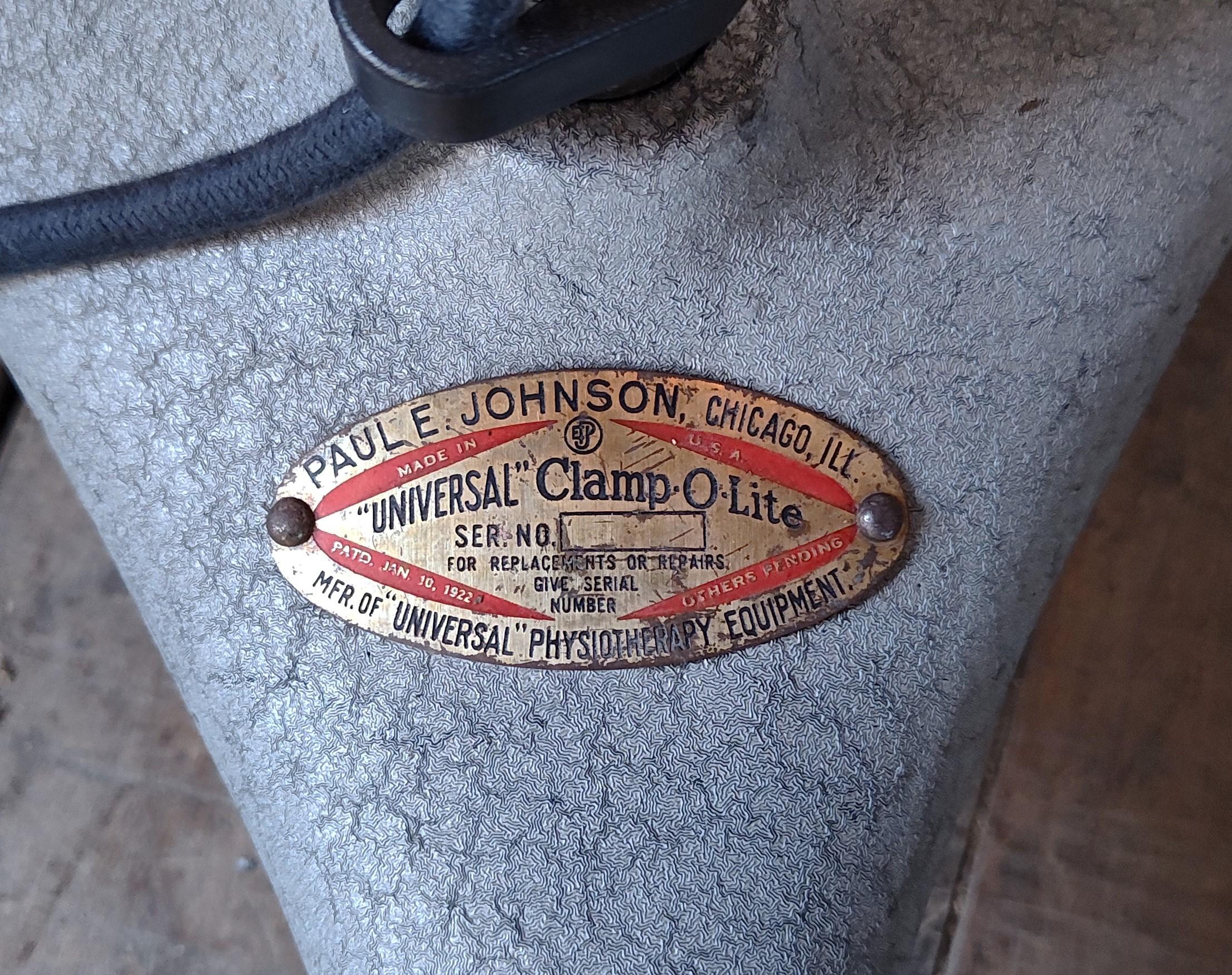 Vintage Industrial Rolling Medical Floor Lamp For Sale 13