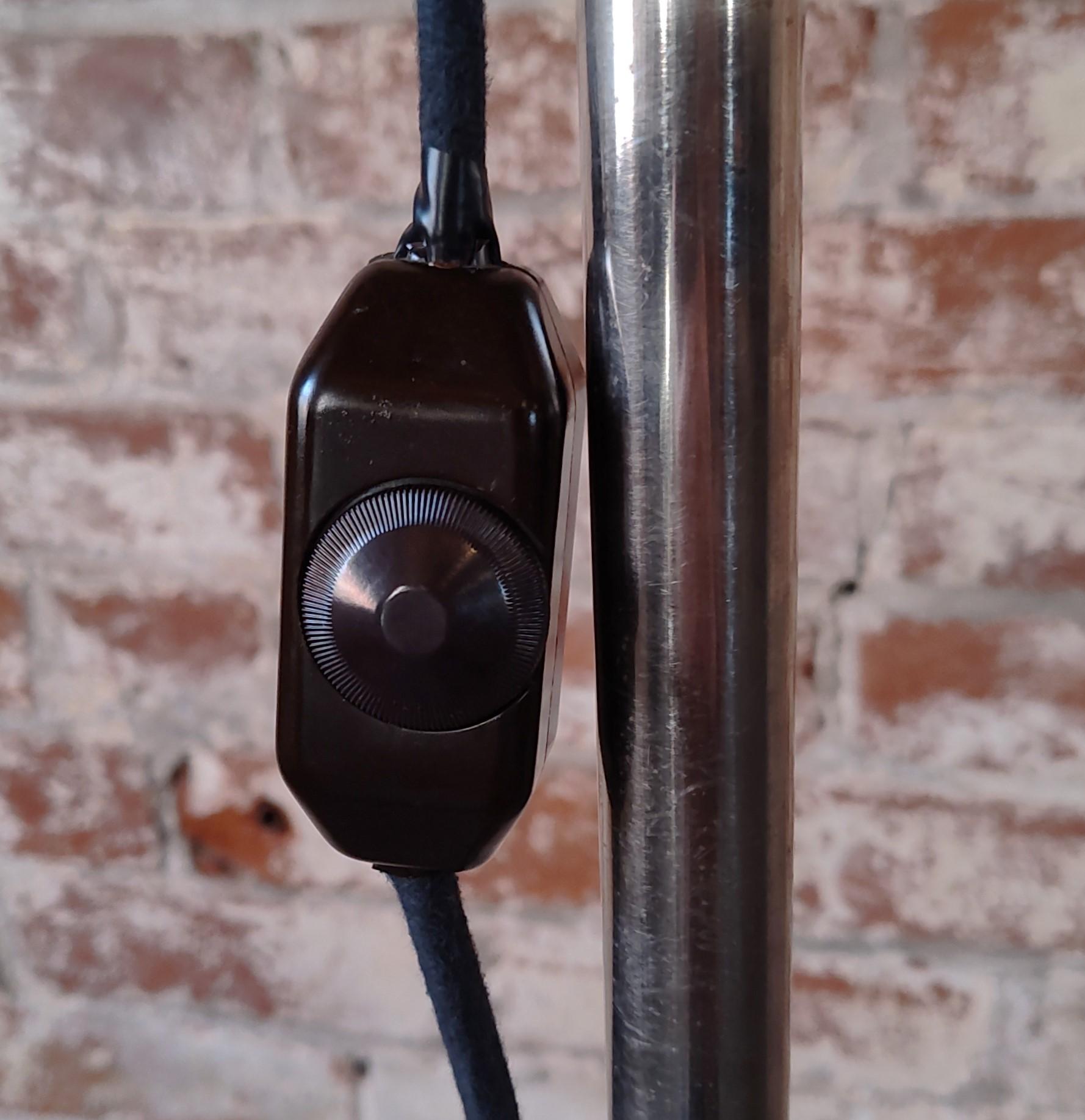 Vintage Industrial Rolling Medical Floor Lamp For Sale 1